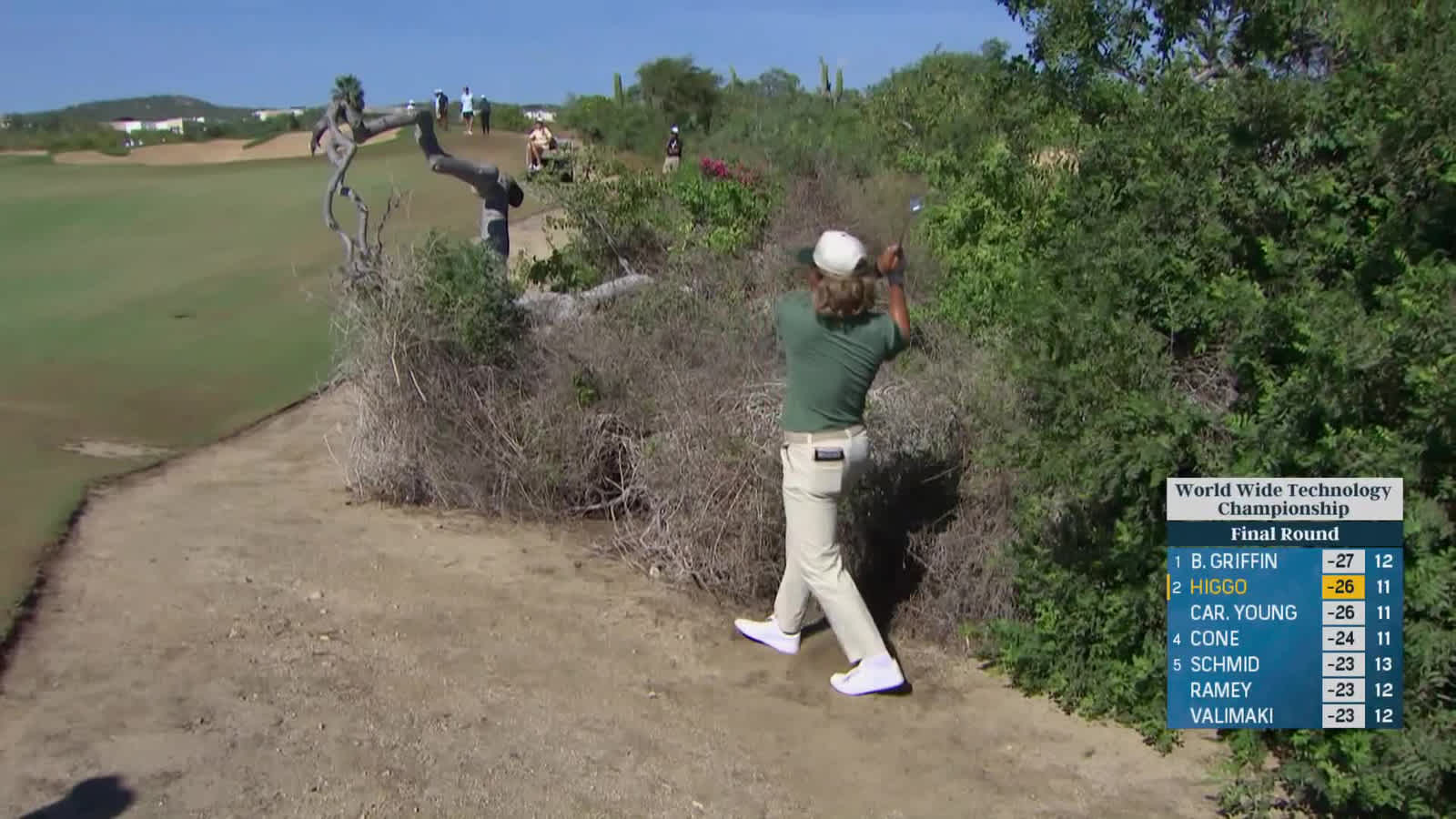 Garrick Higgo | Round 4 | 12th hole | Shot 3 | 2025 World Wide Technology