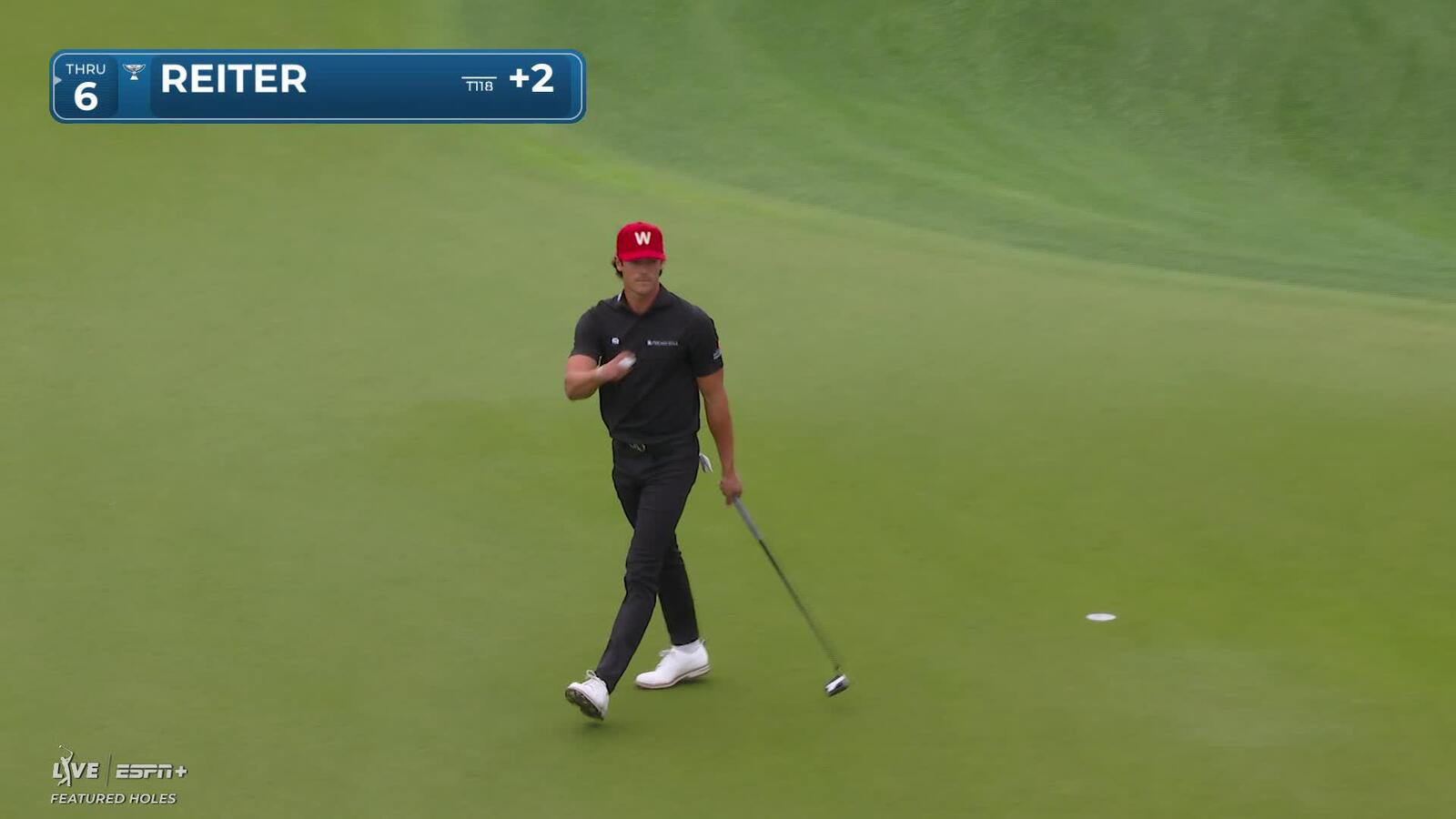 Charles Reiter | Round 2 | 15th hole | Shot 3 | 2025 Houston Open