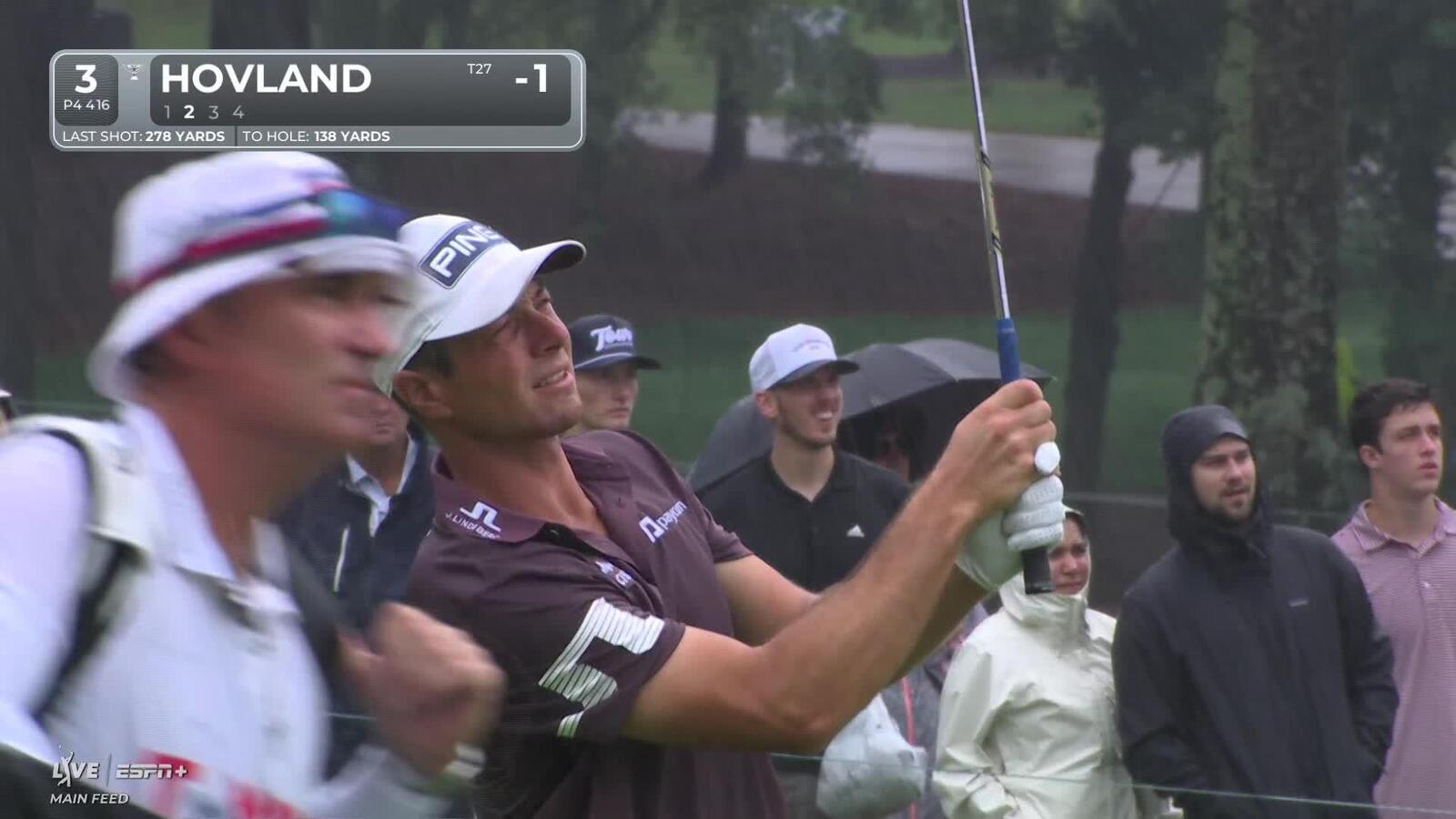 Viktor Hovland | Round 3 | 3rd hole | Shot 2 | 2025 TOUR Championship