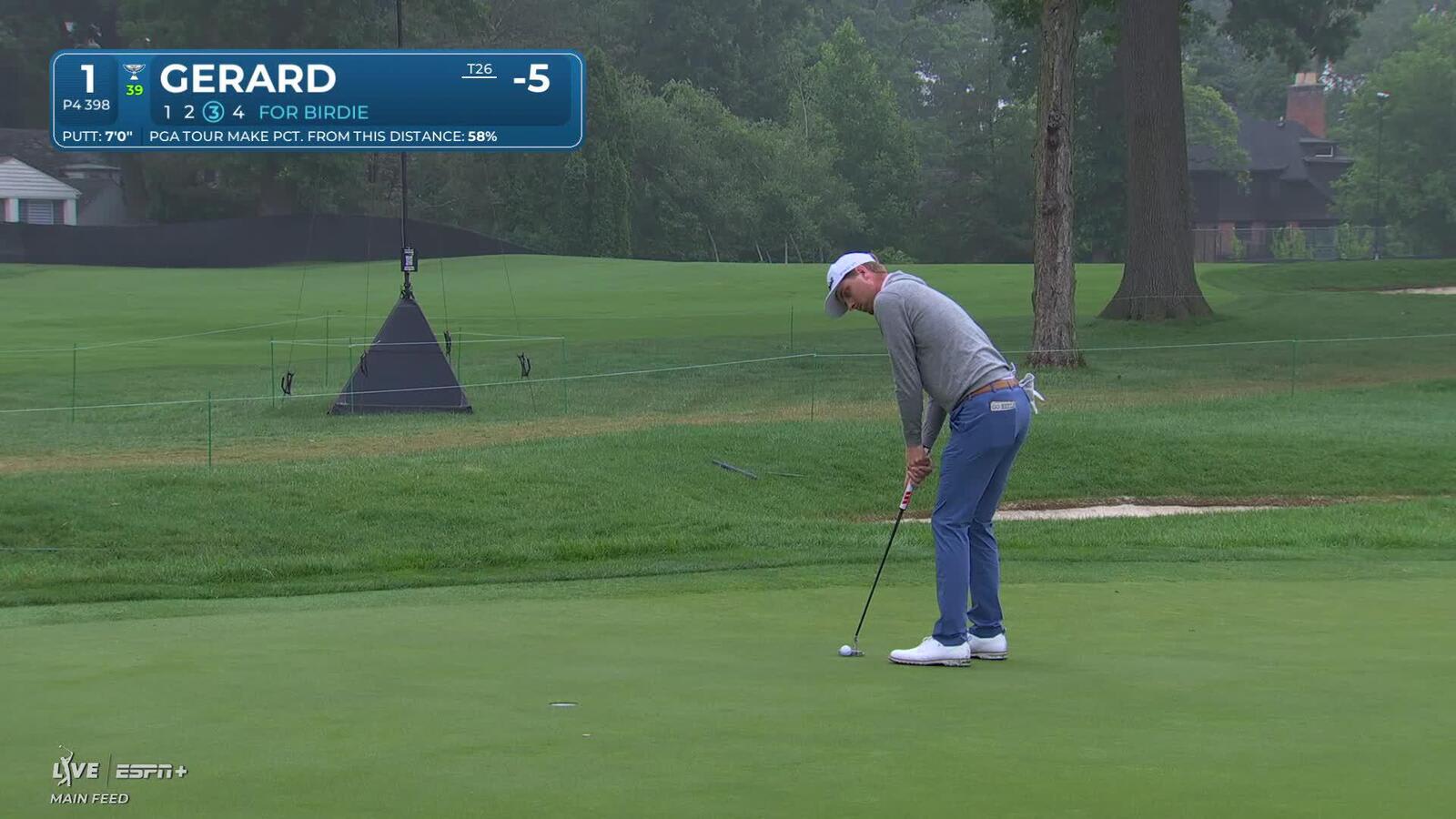 Ryan Gerard | Round 2 | 1st hole | Shot 3 | 2025 Rocket Classic