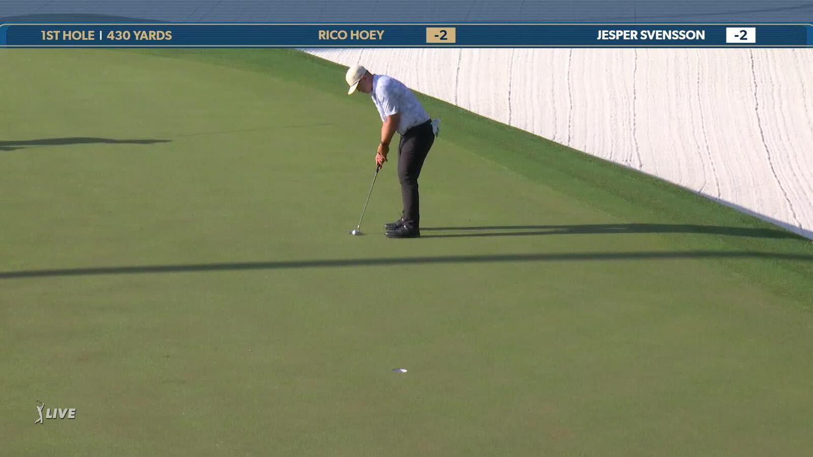 Rico Hoey | Round 3 | 1st hole | Shot 4 | 2025 THE PLAYERS