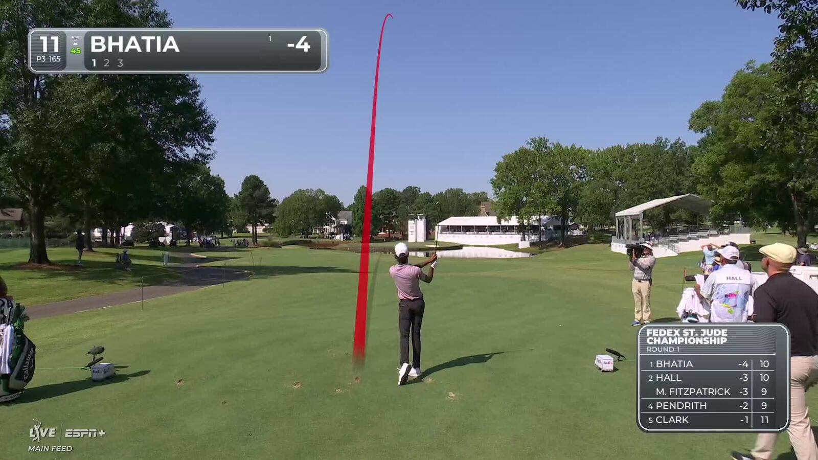 Akshay Bhatia | Round 1 | 11th hole | Shot 1 | 2025 FedEx St. Jude