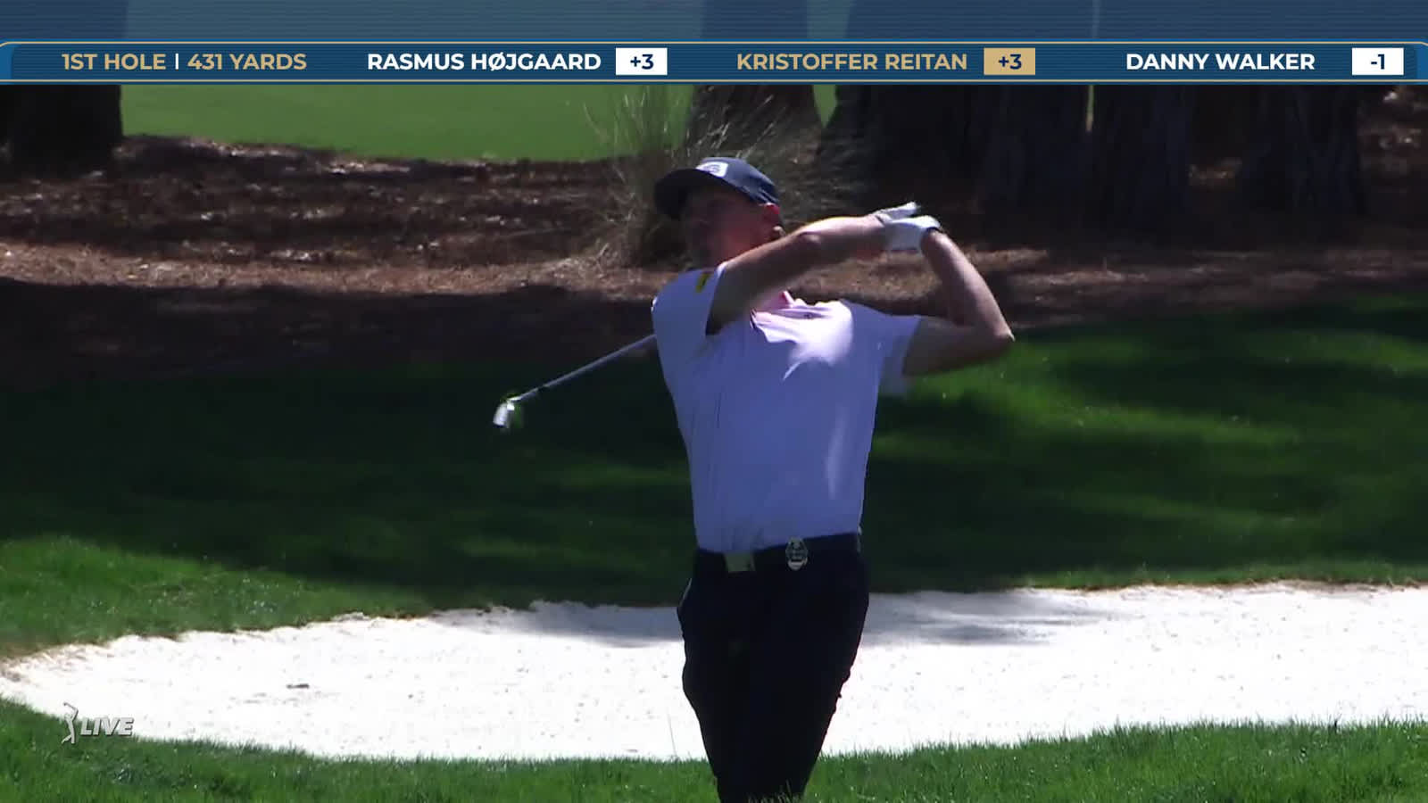 Kristoffer Reitan | Round 2 | 1st hole | Shot 2 | 2026 THE PLAYERS