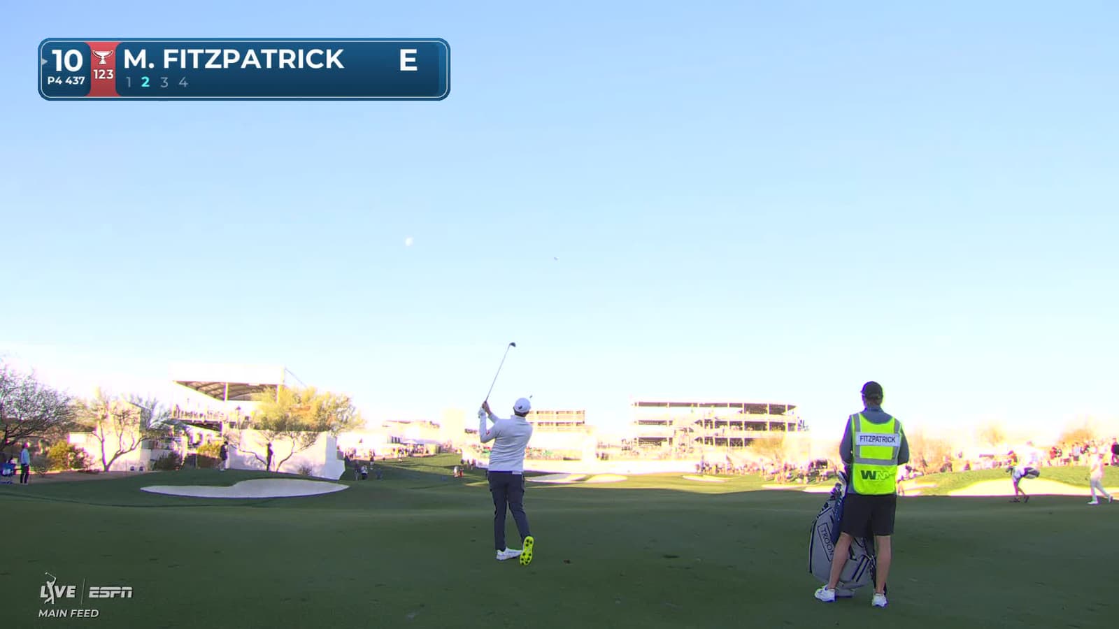 Matt Fitzpatrick | Round 1 | 10th hole | Shot 2 | 2026 WM Phoenix Open