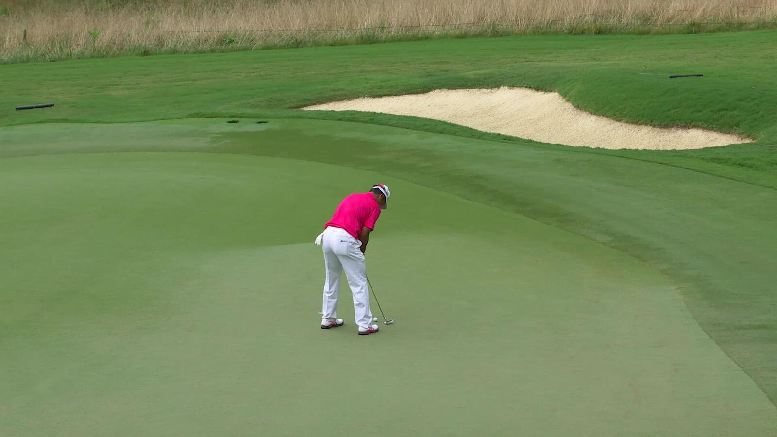 Hideki Matsuyama | Round 3 | 3rd hole | Shot 3 | 2025 Wyndham