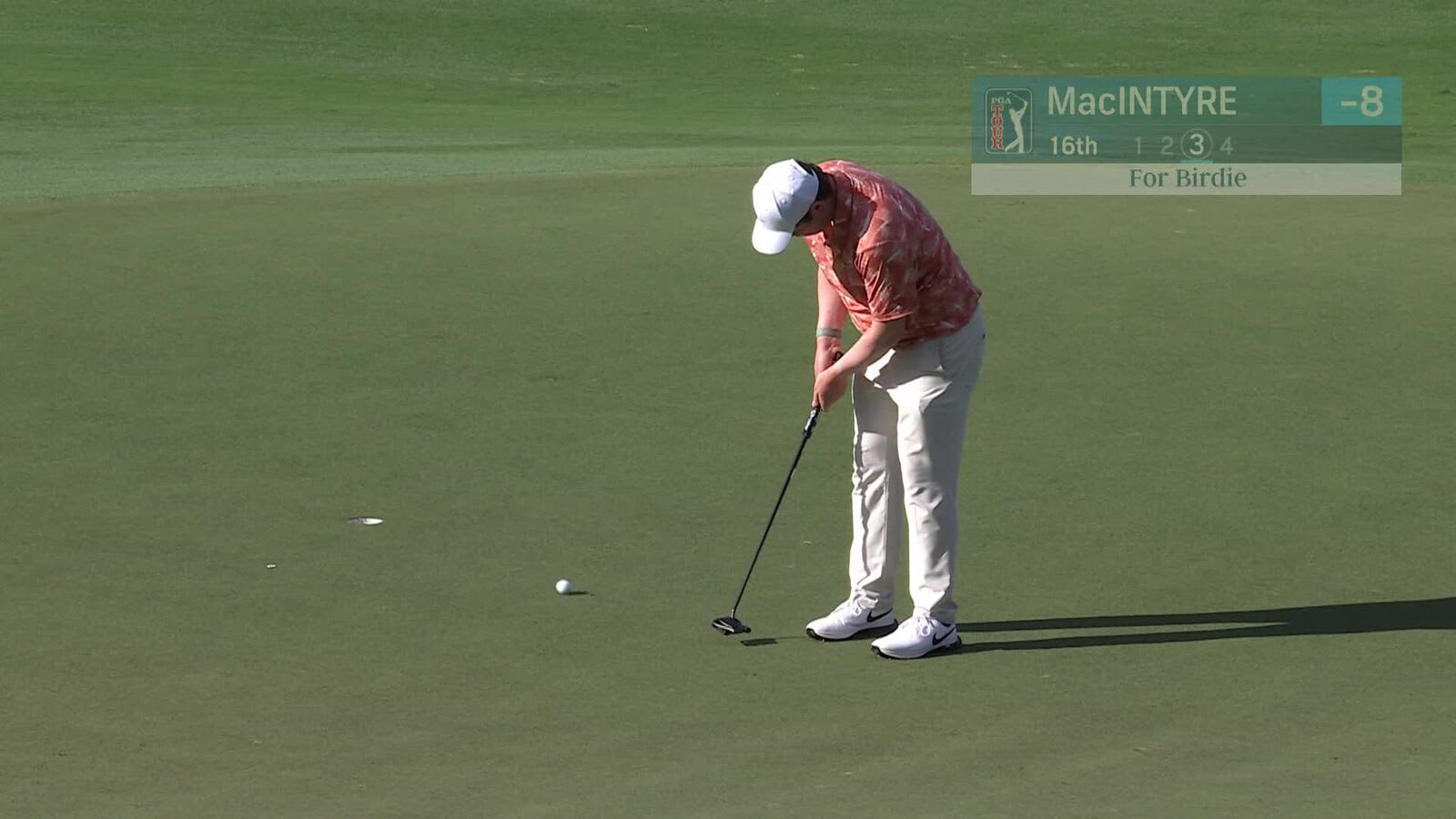 Robert MacIntyre | Round 2 | 16th hole | Shot 3 | 2025 The Sentry