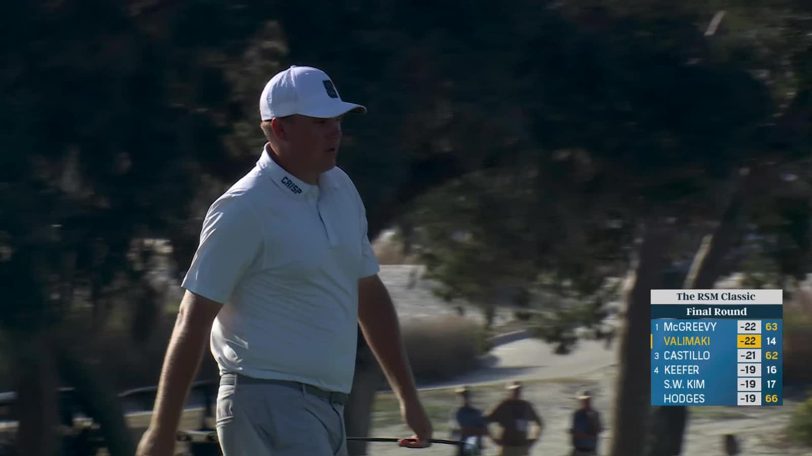 Sami Valimaki | Round 4 | 15th hole | Shot 3 | 2025 The RSM Classic