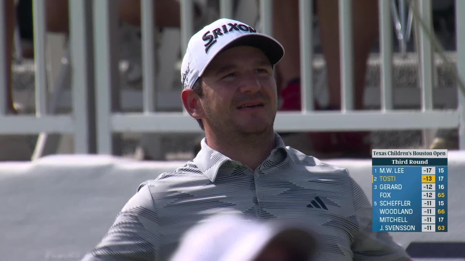 Alejandro Tosti | Round 3 | 18th hole | Shot 2 | 2025 Houston Open