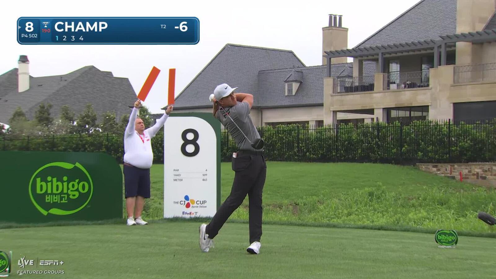 Cameron Champ | Round 1 | 8th hole | Shot 1 | 2025 THE CJ CUP