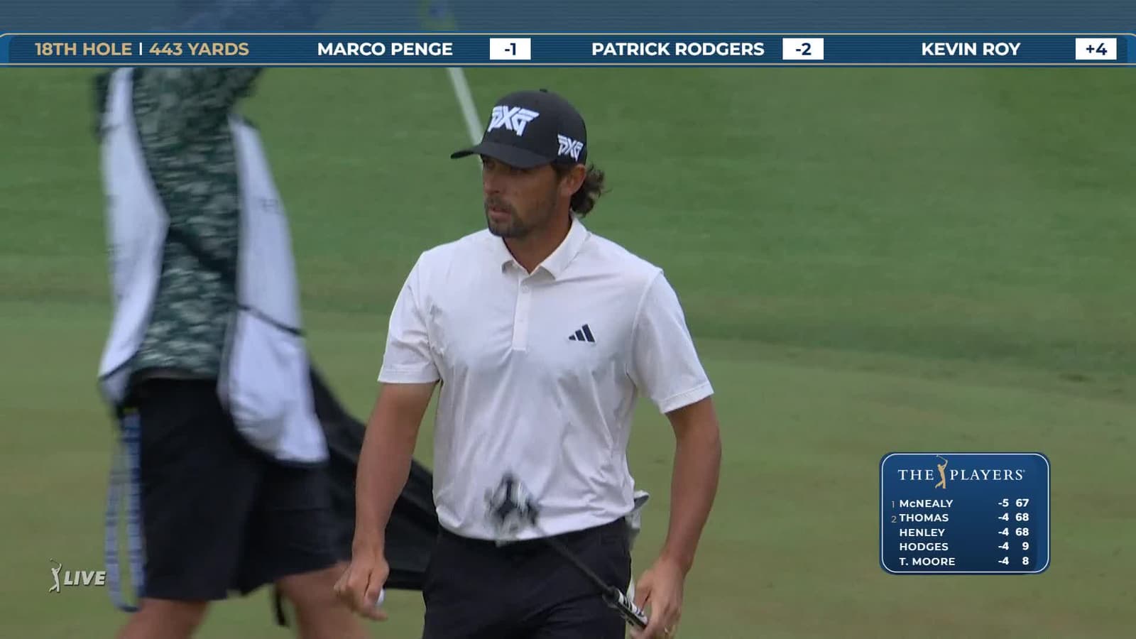 Marco Penge | Round 1 | 18th hole | Shot 5 | 2026 THE PLAYERS