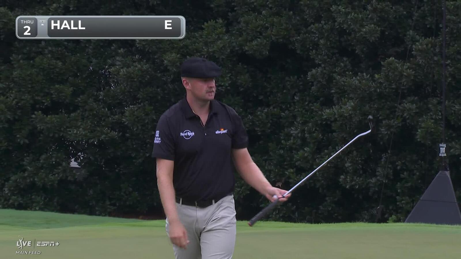 Harry Hall | Round 2 | 2nd hole | Shot 3 | 2025 TOUR Championship