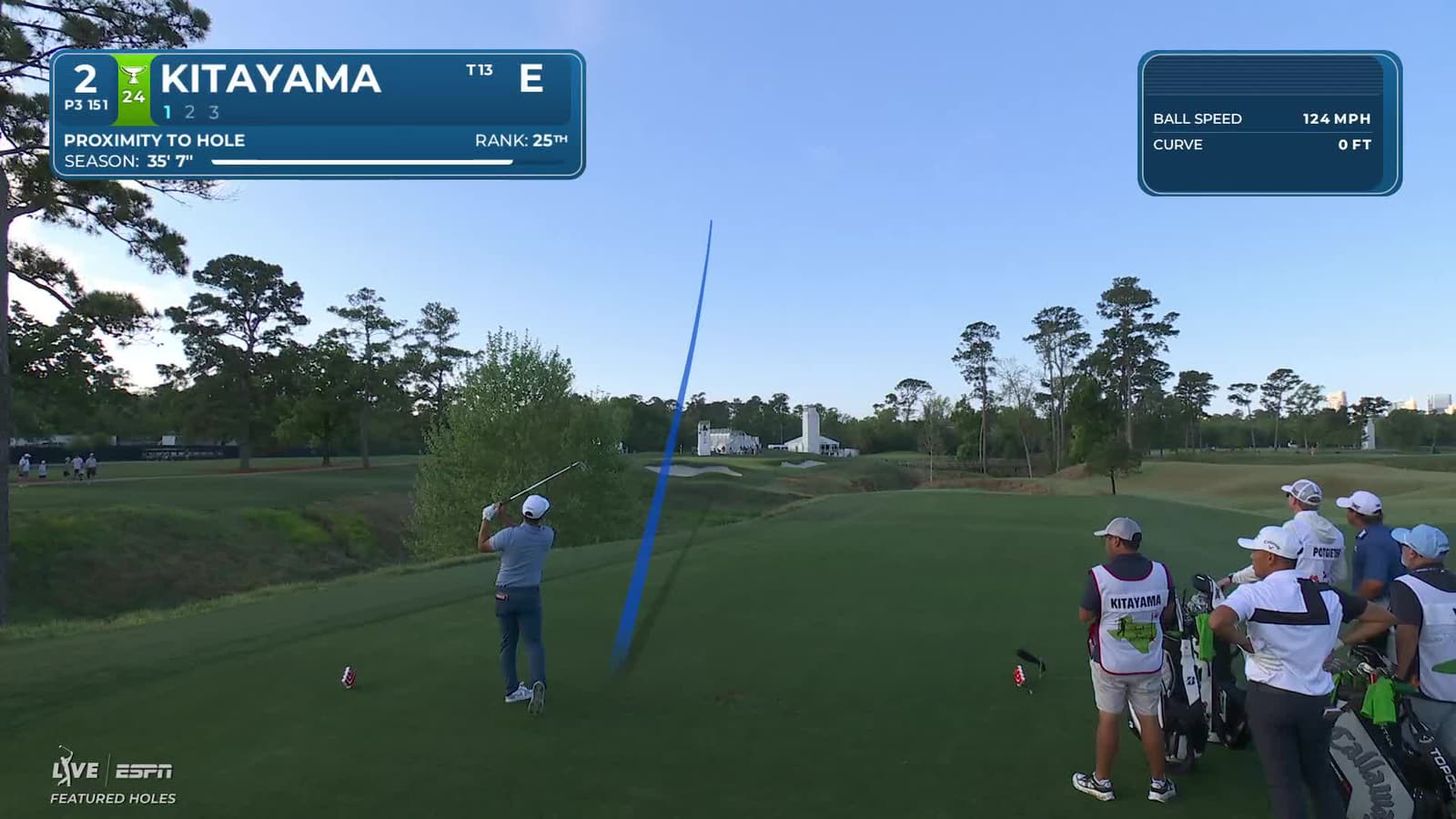 Kurt Kitayama | Round 1 | 2nd hole | Shot 1 | -1 