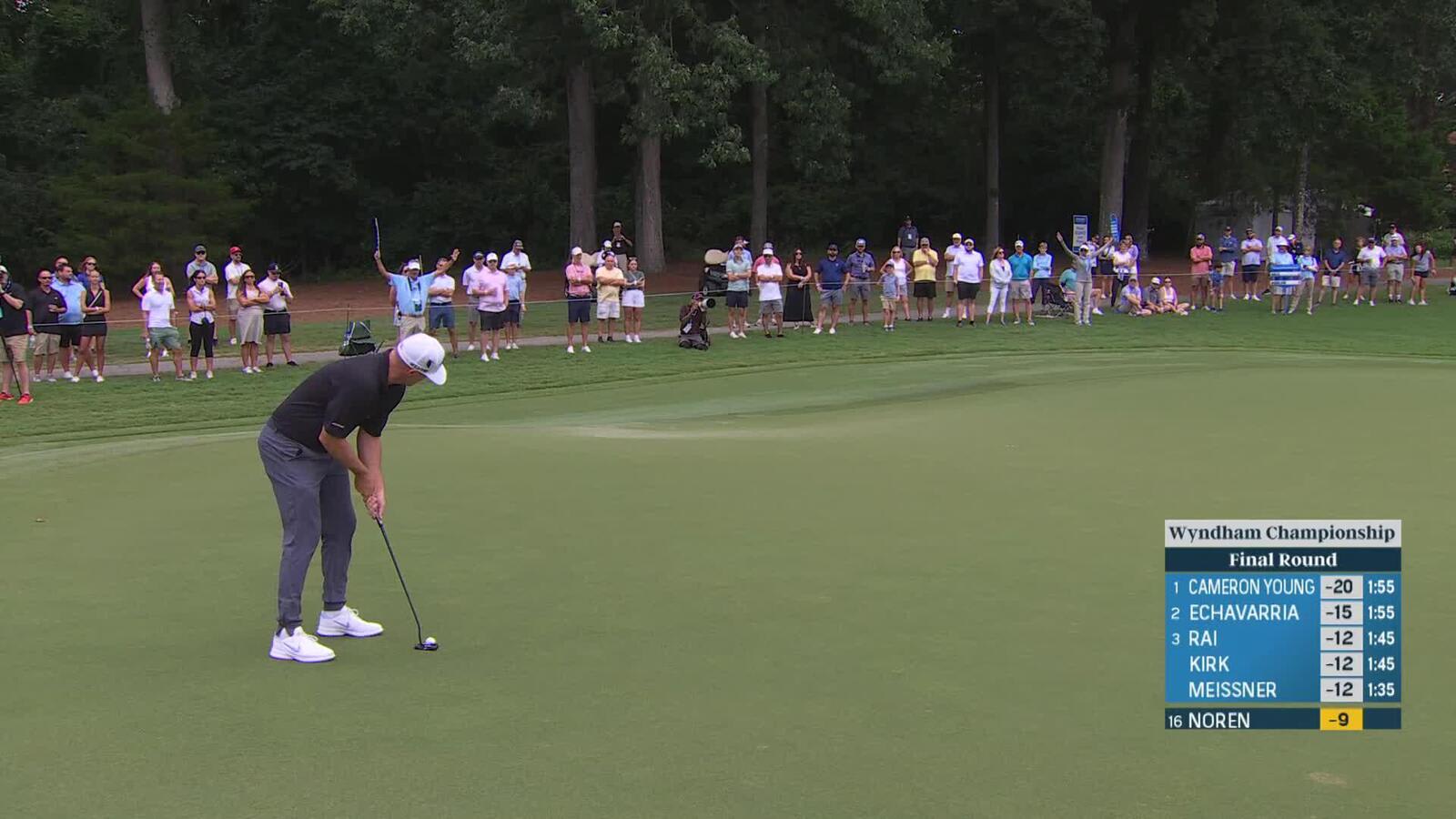 Alex Noren | Round 4 | 1st hole | Shot 3 | 2025 Wyndham