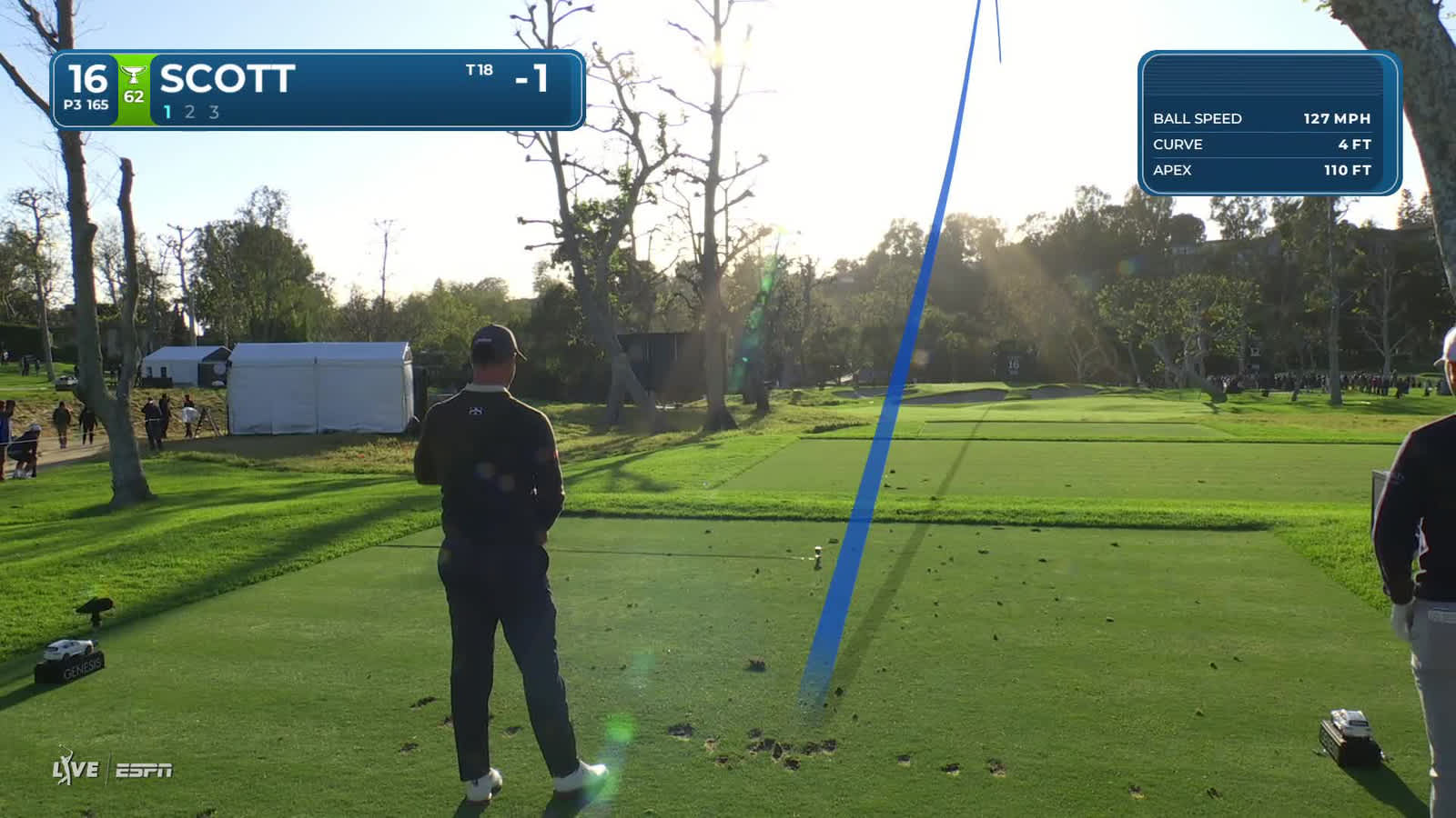 Adam Scott | Round 4 | 16th hole | Shot 1 | 2026 The Genesis