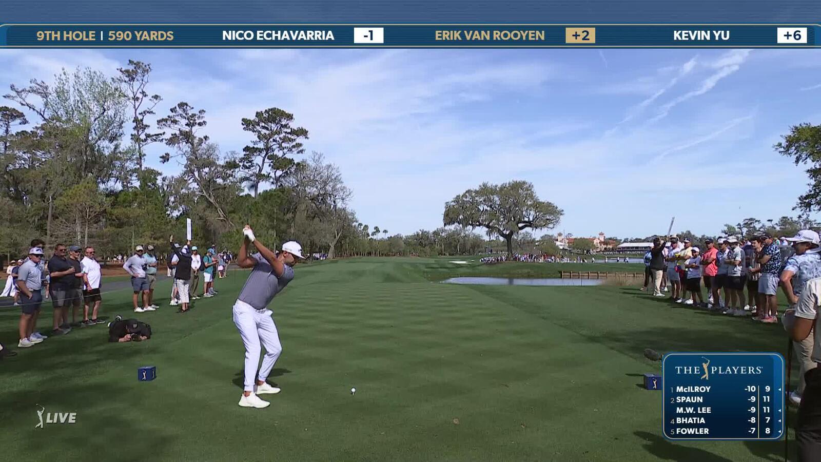 Erik van Rooyen | Round 2 | 9th hole | Shot 1 | 2025 THE PLAYERS