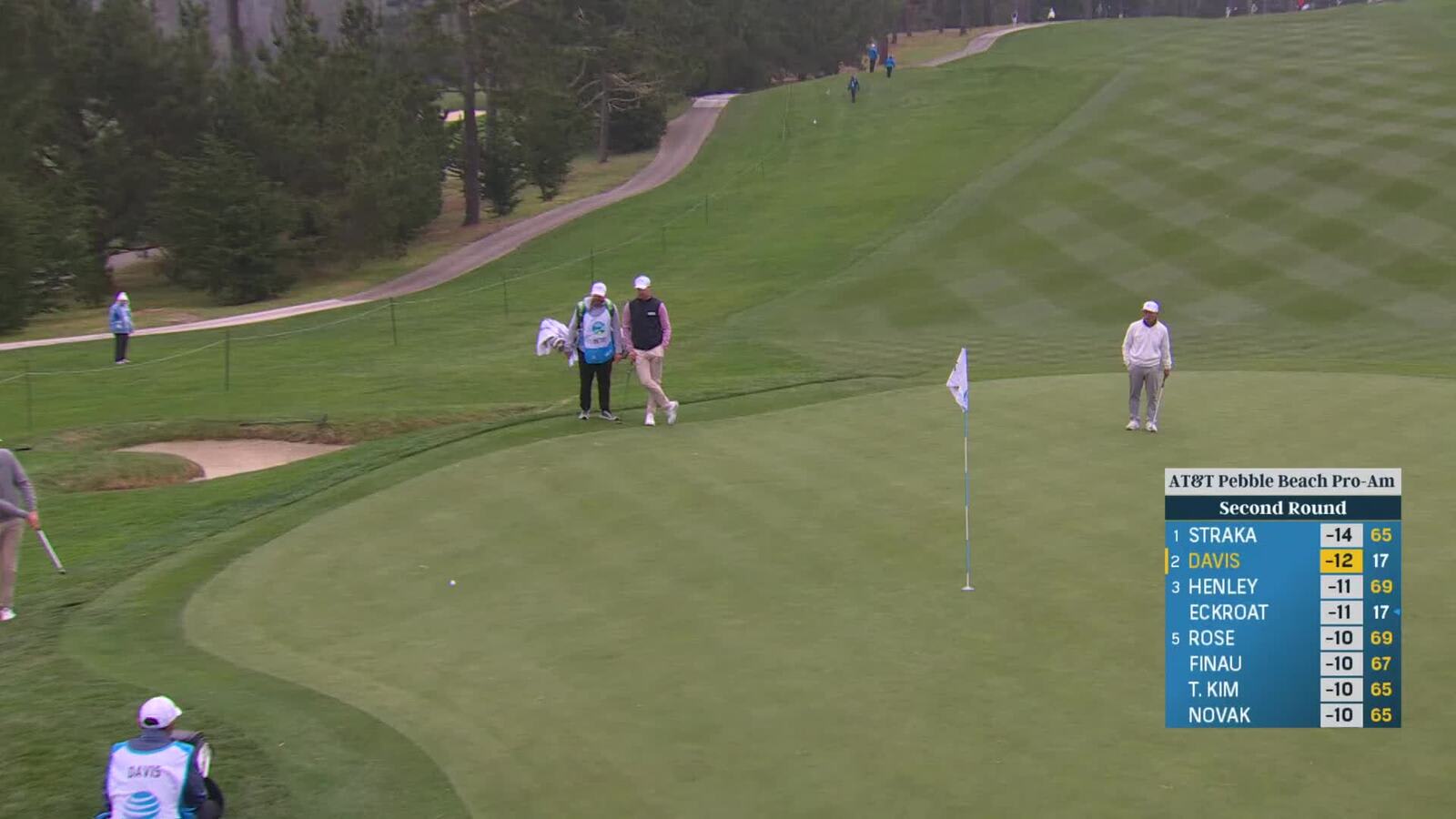 Cam Davis | Round 2 | 18th hole | Shot 3 | 2025 AT&T Pebble Beach