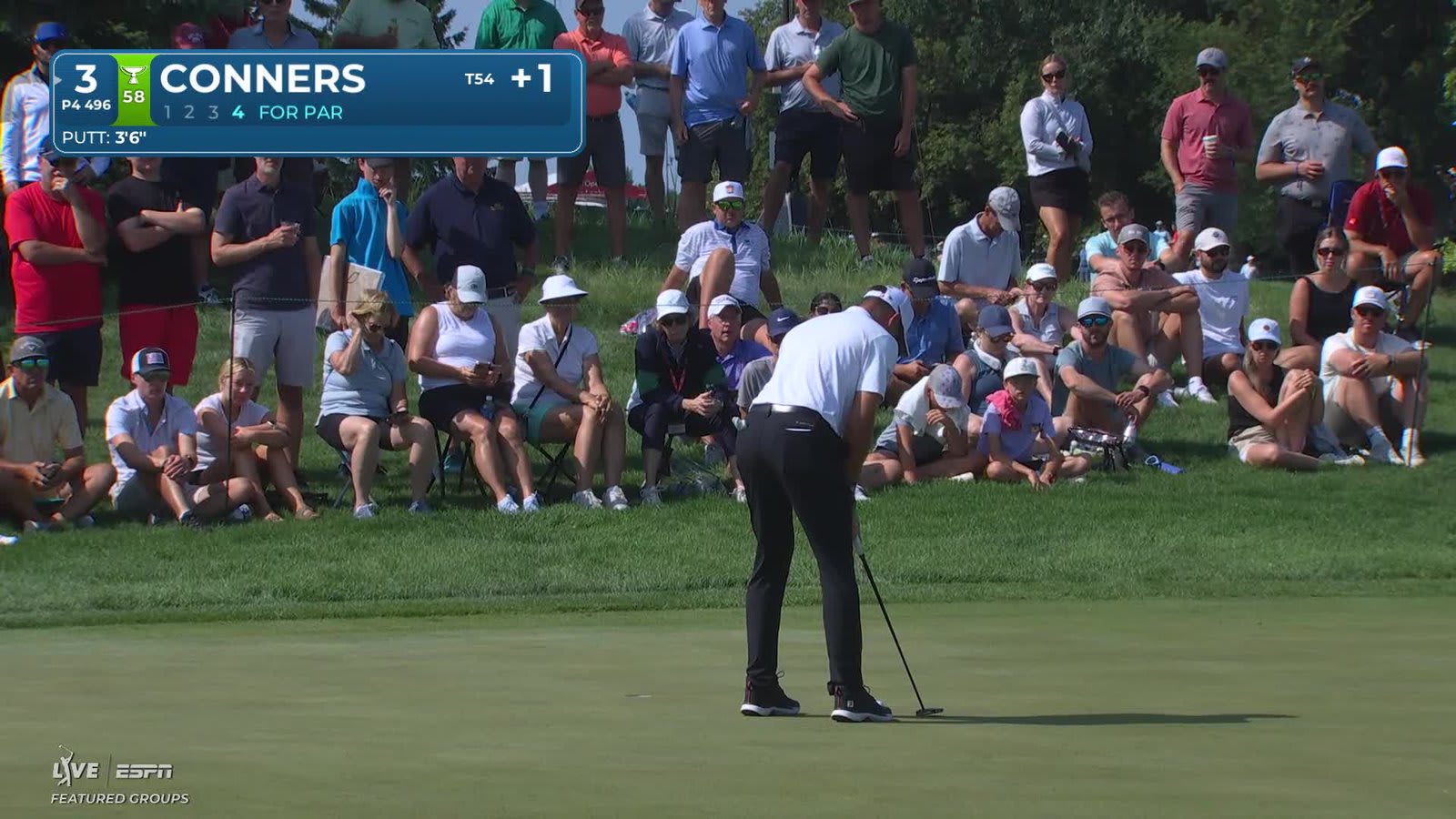 Corey Conners | Round 1 | 3rd hole | Shot 4 | 2026 3M Open