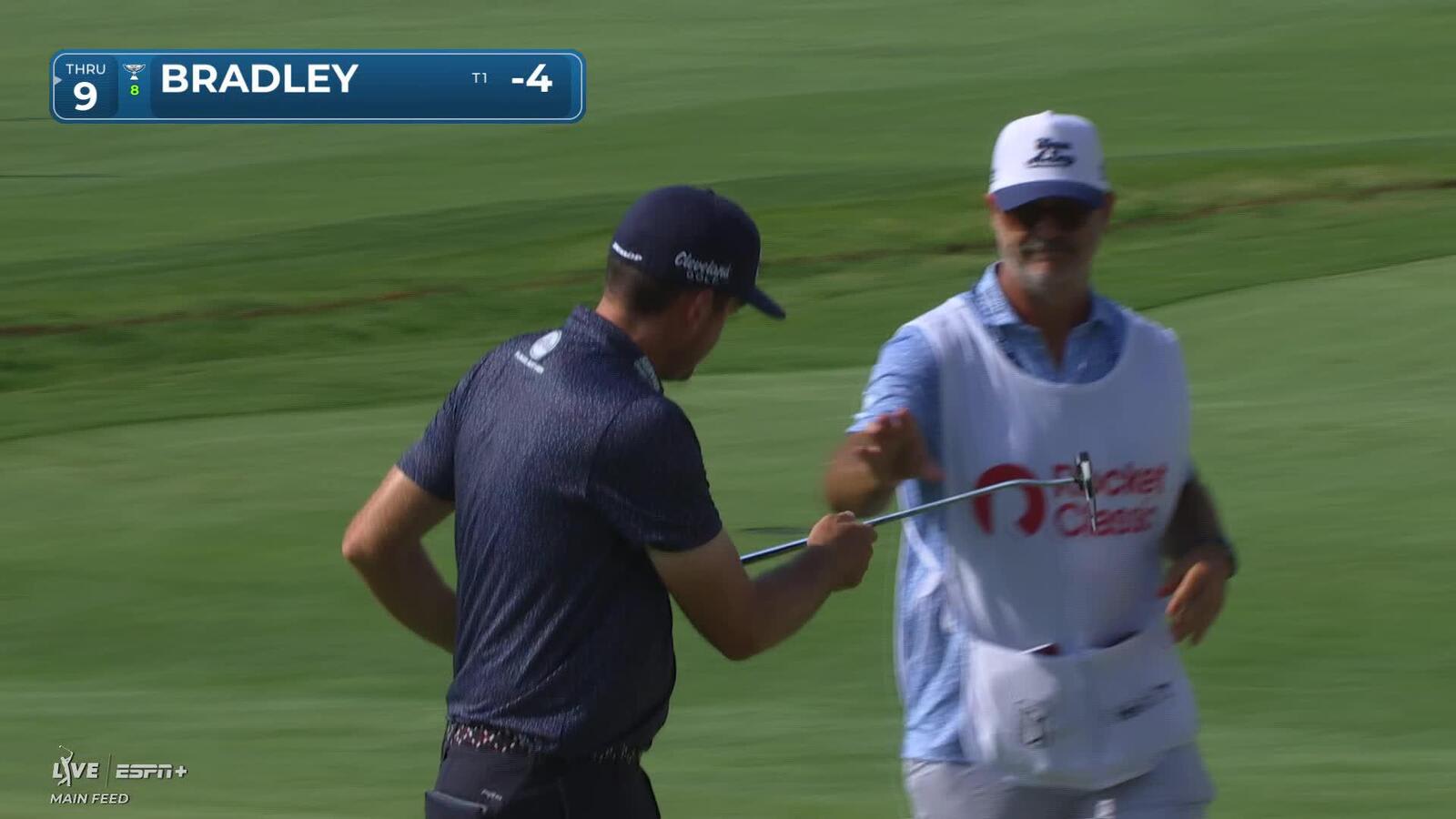 Keegan Bradley | Round 1 | 18th hole | Shot 3 | 2025 Rocket Classic