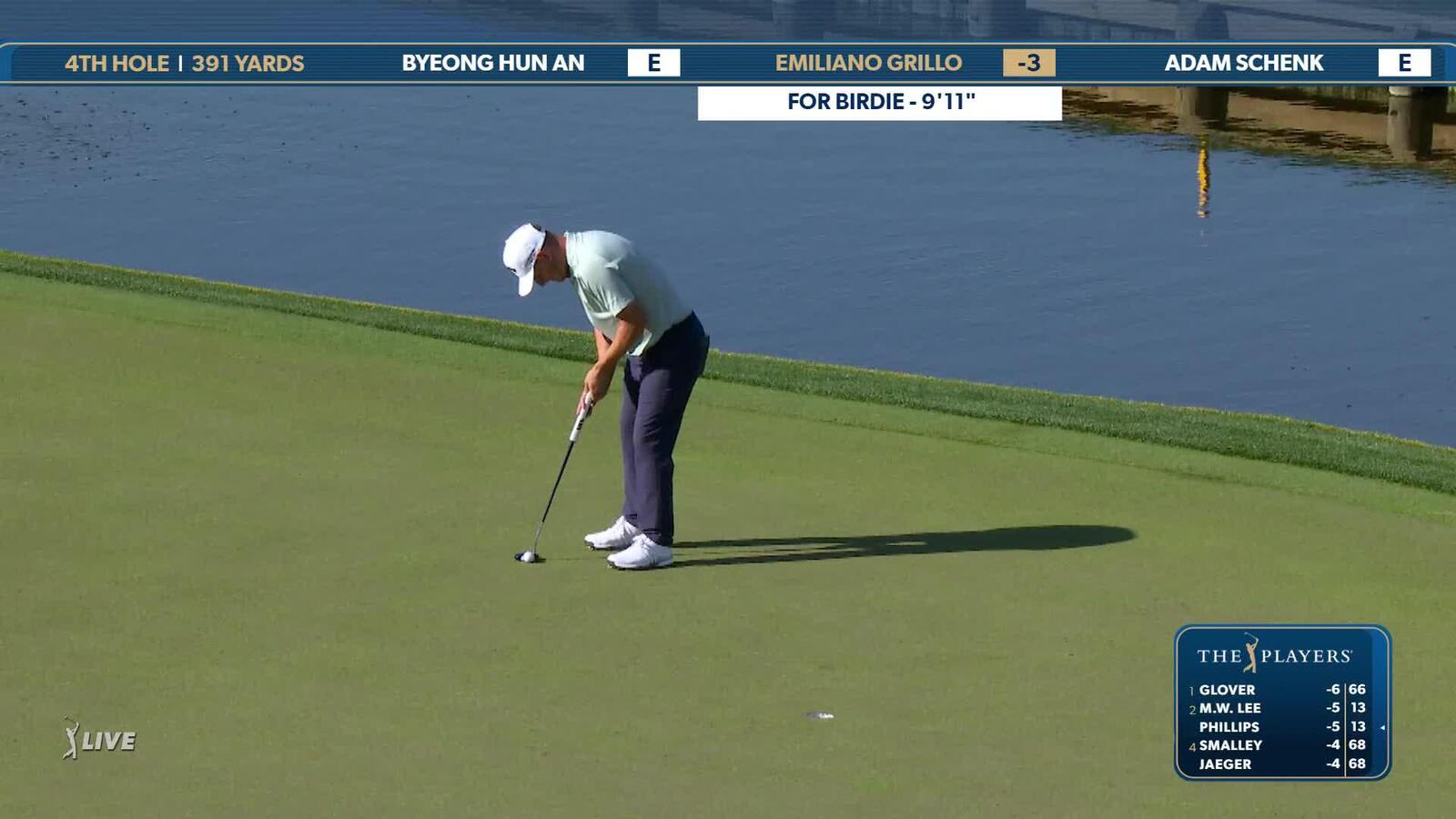 Emiliano Grillo | Round 1 | 4th hole | Shot 3 | 2025 THE PLAYERS