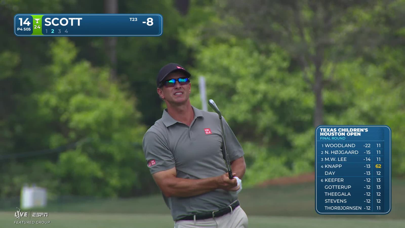 Adam Scott | Round 4 | 14th hole | Shot 2 | 2026 Texas Children's