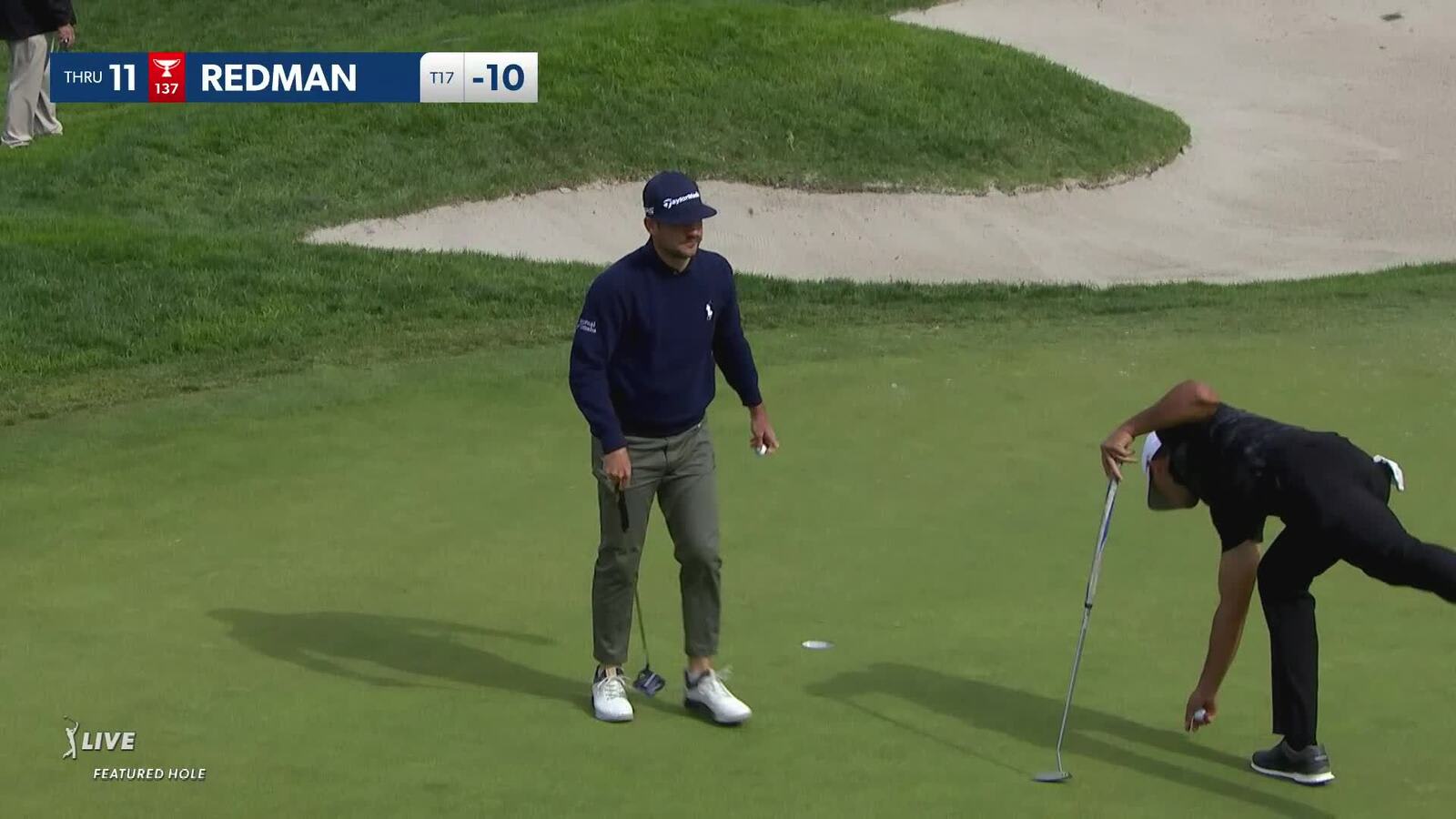 Doc Redman | 2022 Farmers | Round 4 | 11th hole | Shot 4