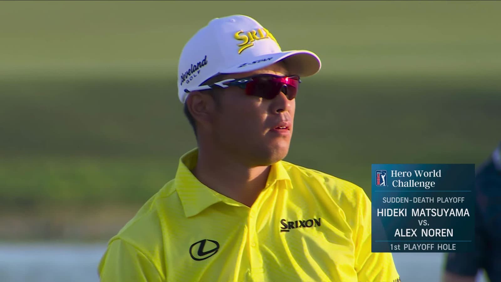 Hideki Matsuyama | Playoff 1 | 18th hole | Shot 2 | 2025 Hero World Challenge