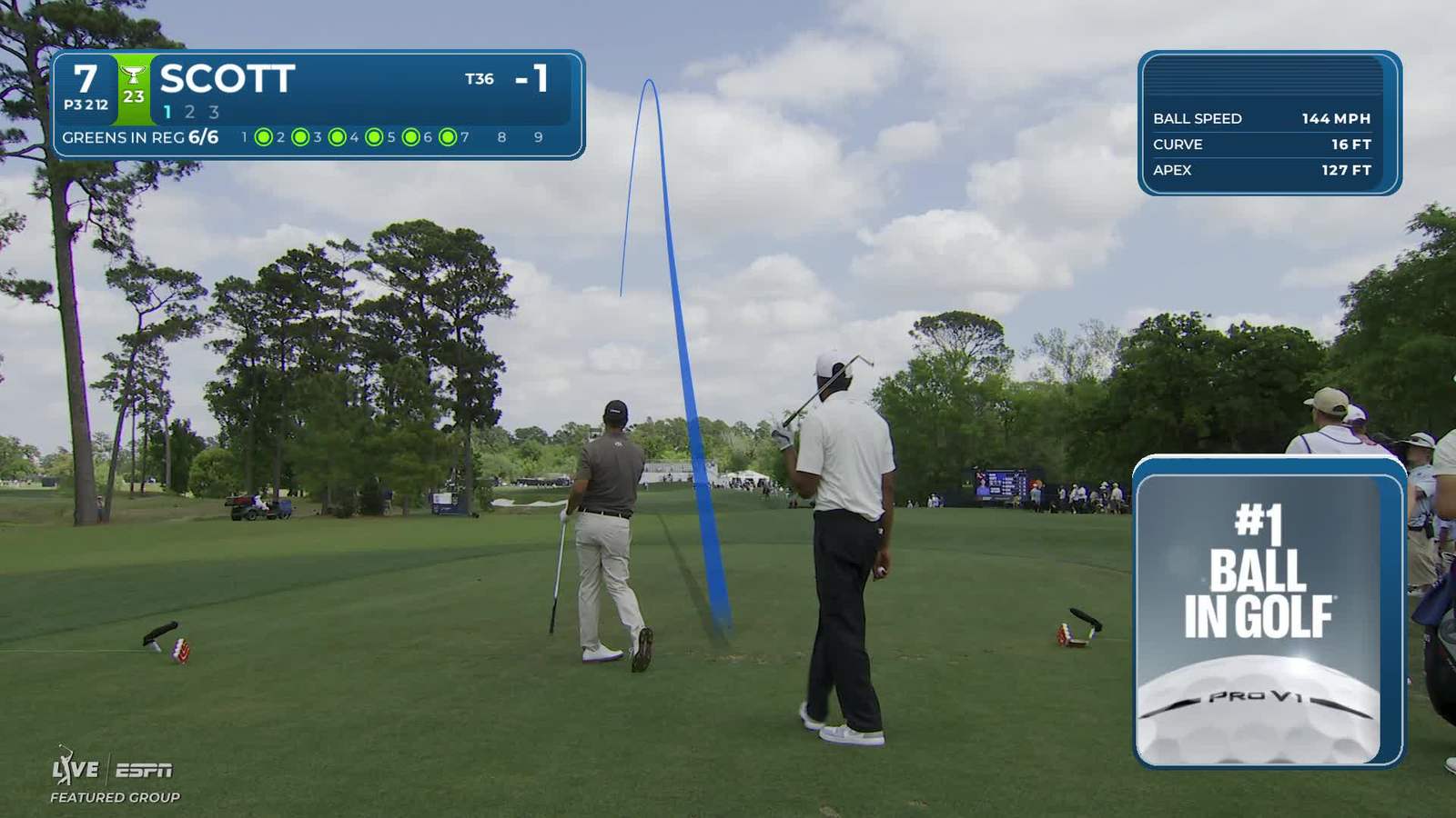 Adam Scott | Round 1 | 7th hole | Shot 1 | 2026 Houston Open