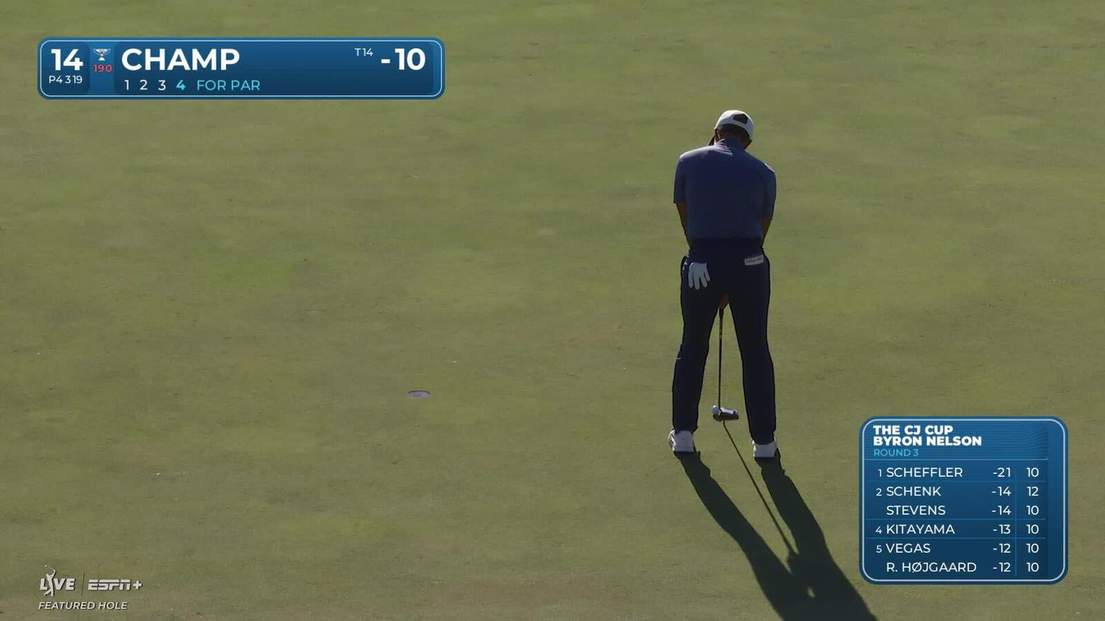 Cameron Champ | Round 3 | 14th hole | Shot 4 | 2025 THE CJ CUP