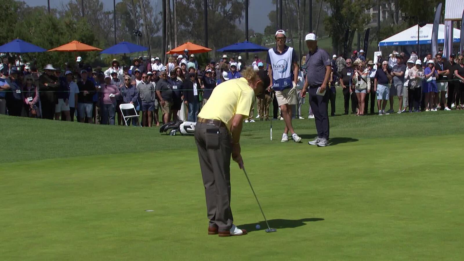 Miguel Angel Jiménez | Round 3 | 9th hole | Shot 4 | 2025 Hoag Classic