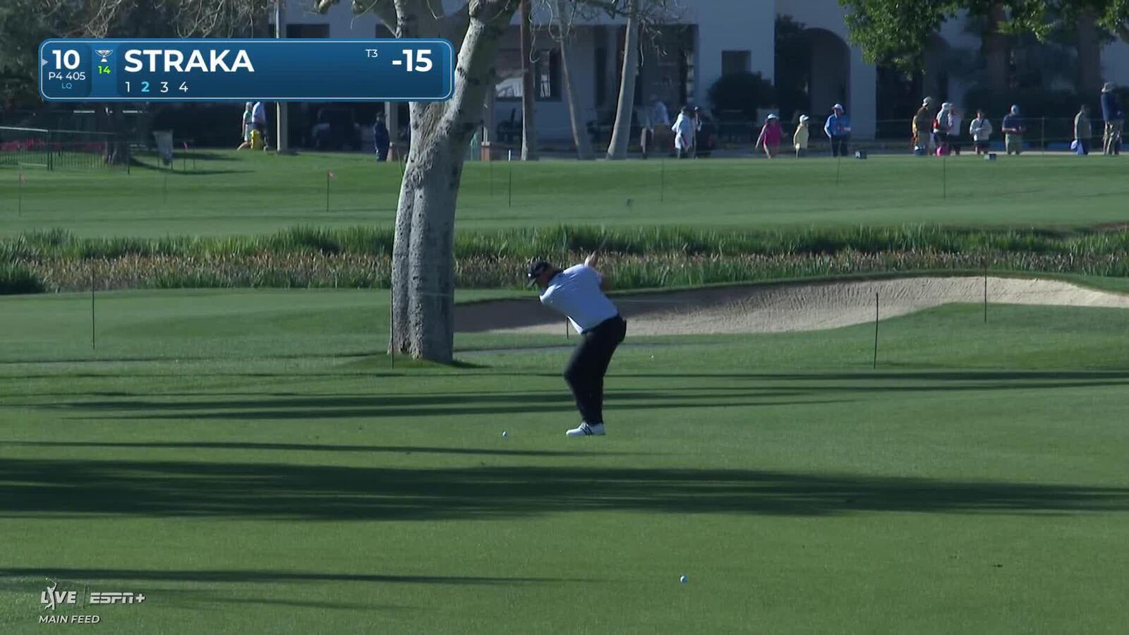 Sepp Straka | Round 3 | 10th hole | Shot 2 | 2025 The American Express