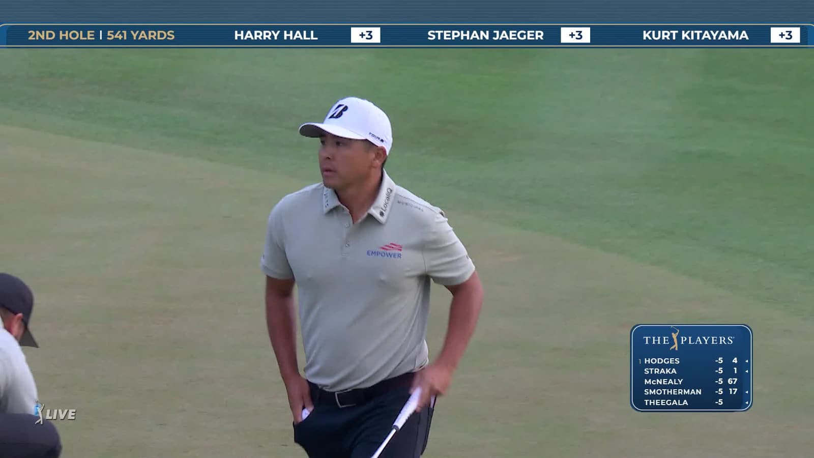 Kurt Kitayama | Round 2 | 2nd hole | Shot 4 | 2026 THE PLAYERS