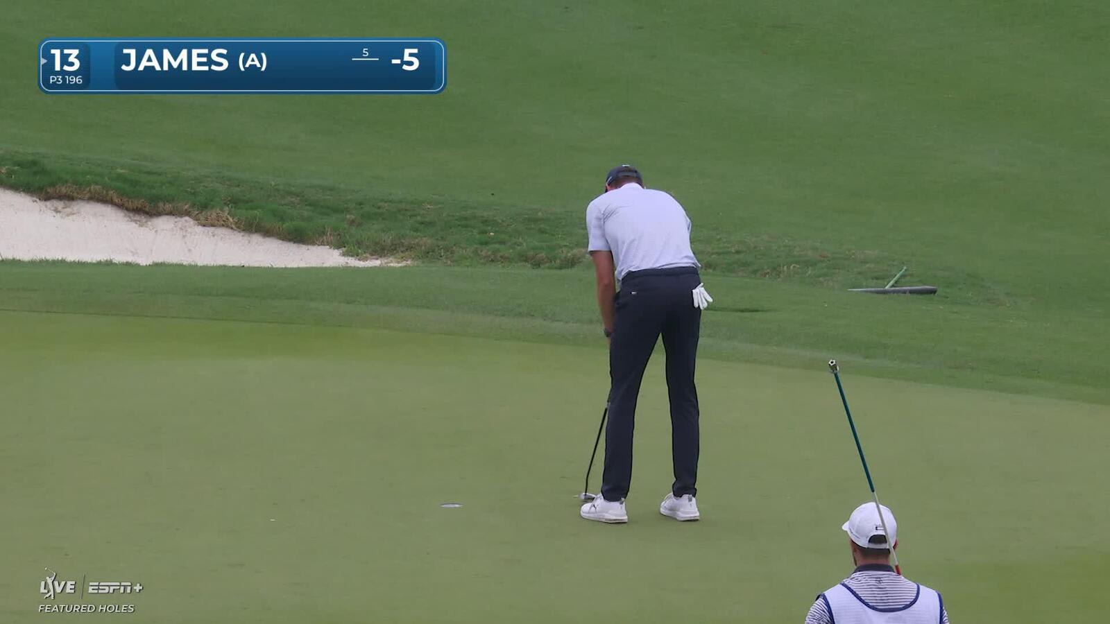 Benjamin James | Round 2 | 13th hole | Shot 3 | 2025 Valero