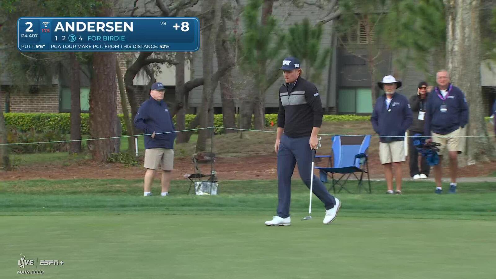 Mason Andersen | Round 4 | 2nd hole | Shot 3 | 2025 Valspar