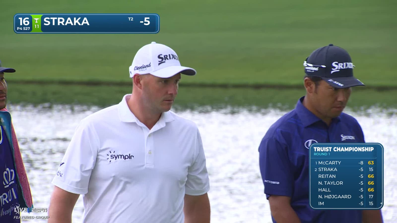 Sepp Straka | Round 1 | 16th hole | Shot 4 | 2026 Truist Championship