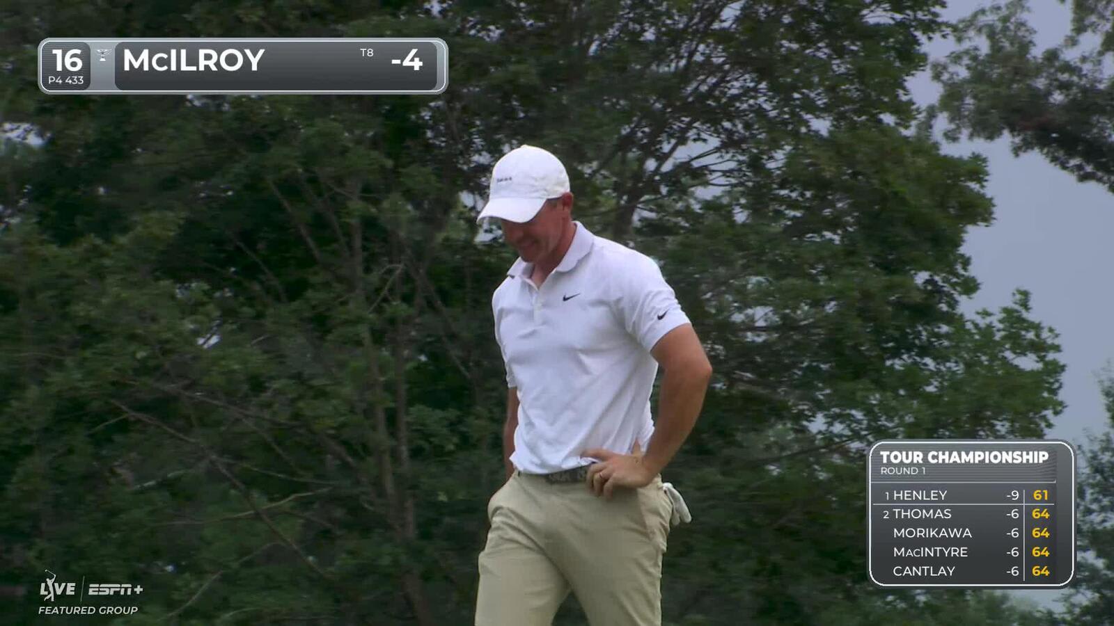 Rory McIlroy | Round 1 | 16th hole | Shot 4 | 2025 TOUR Championship