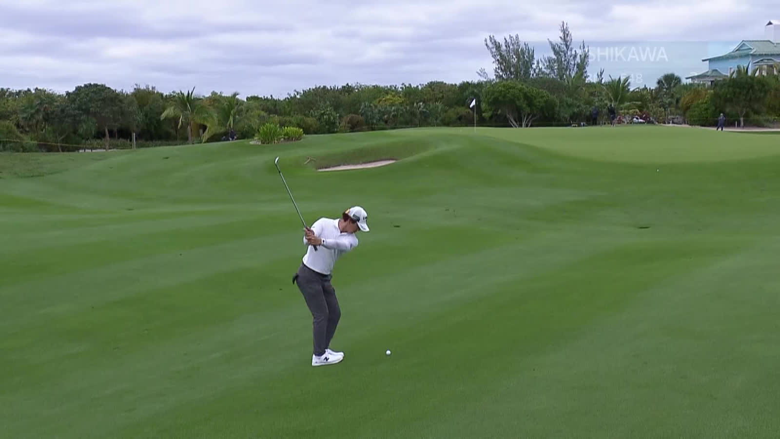 Ryo Ishikawa | Round 2 | 8th hole | Shot 3 | 2026 Great Abaco Classic