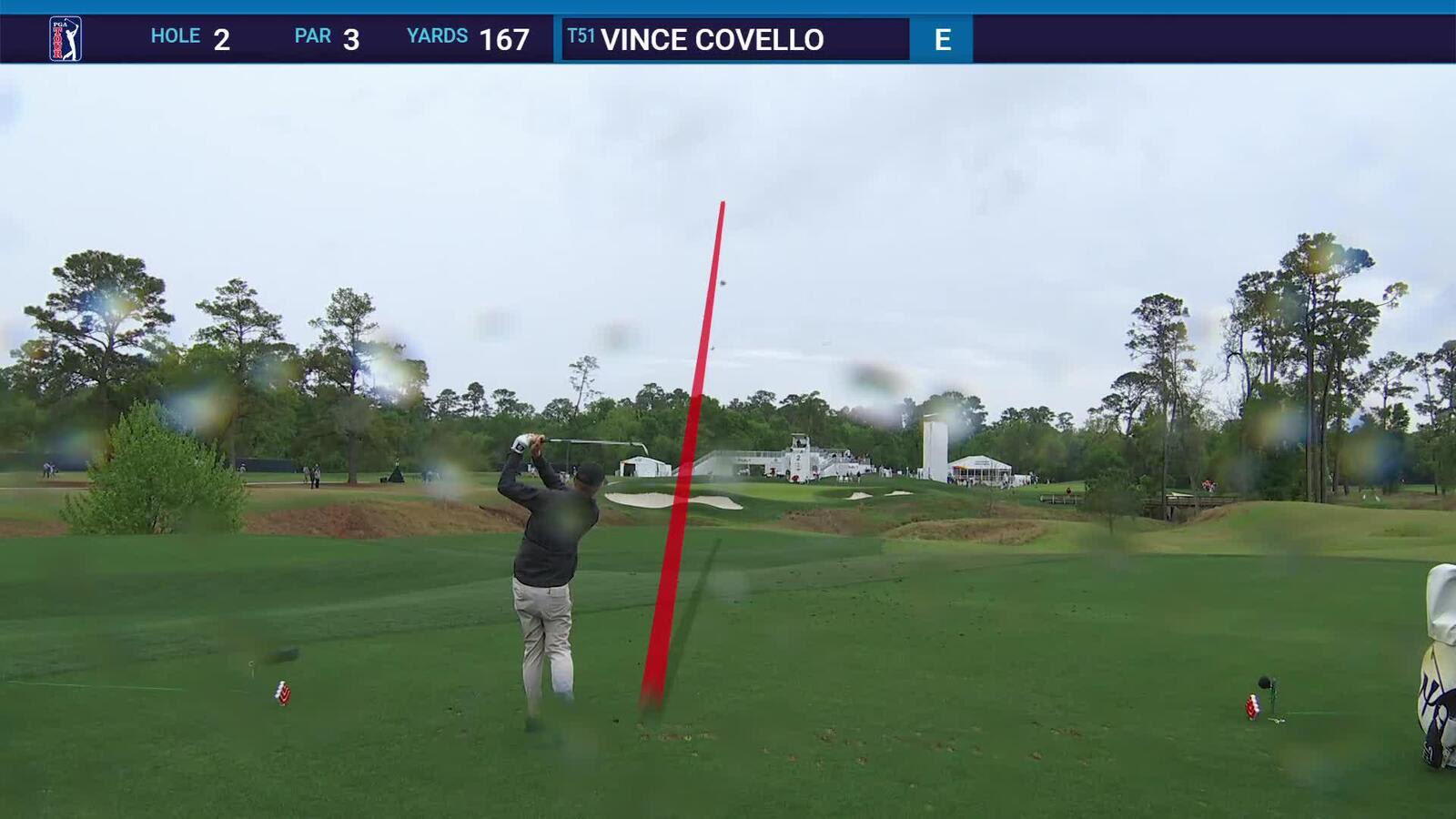 Vince Covello | Round 1 | 2nd hole | Shot 1 | 2025 Houston Open