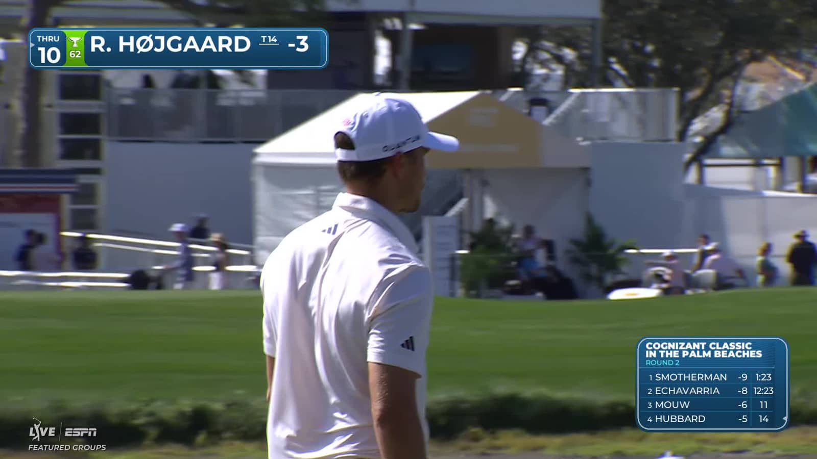 Rasmus Højgaard | Round 2 | 1st hole | Shot 5 | 2026 Cognizant Classic