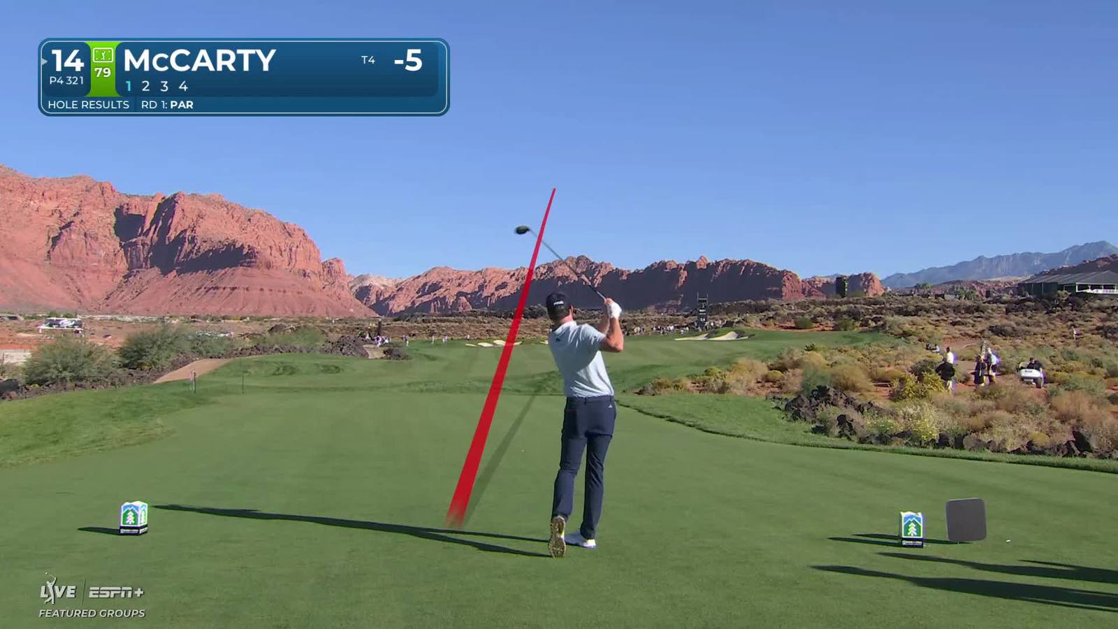 Matt McCarty | Round 2 | 14th hole | Shot 1 | 2025 Bank of Utah