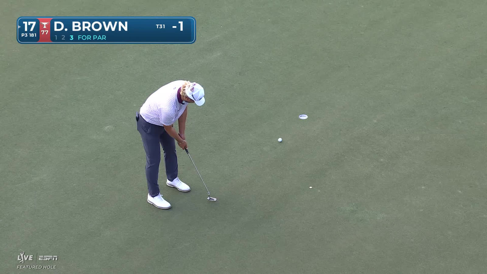 Daniel Brown | Round 1 | 17th hole | Shot 3 | 2026 Cognizant Classic