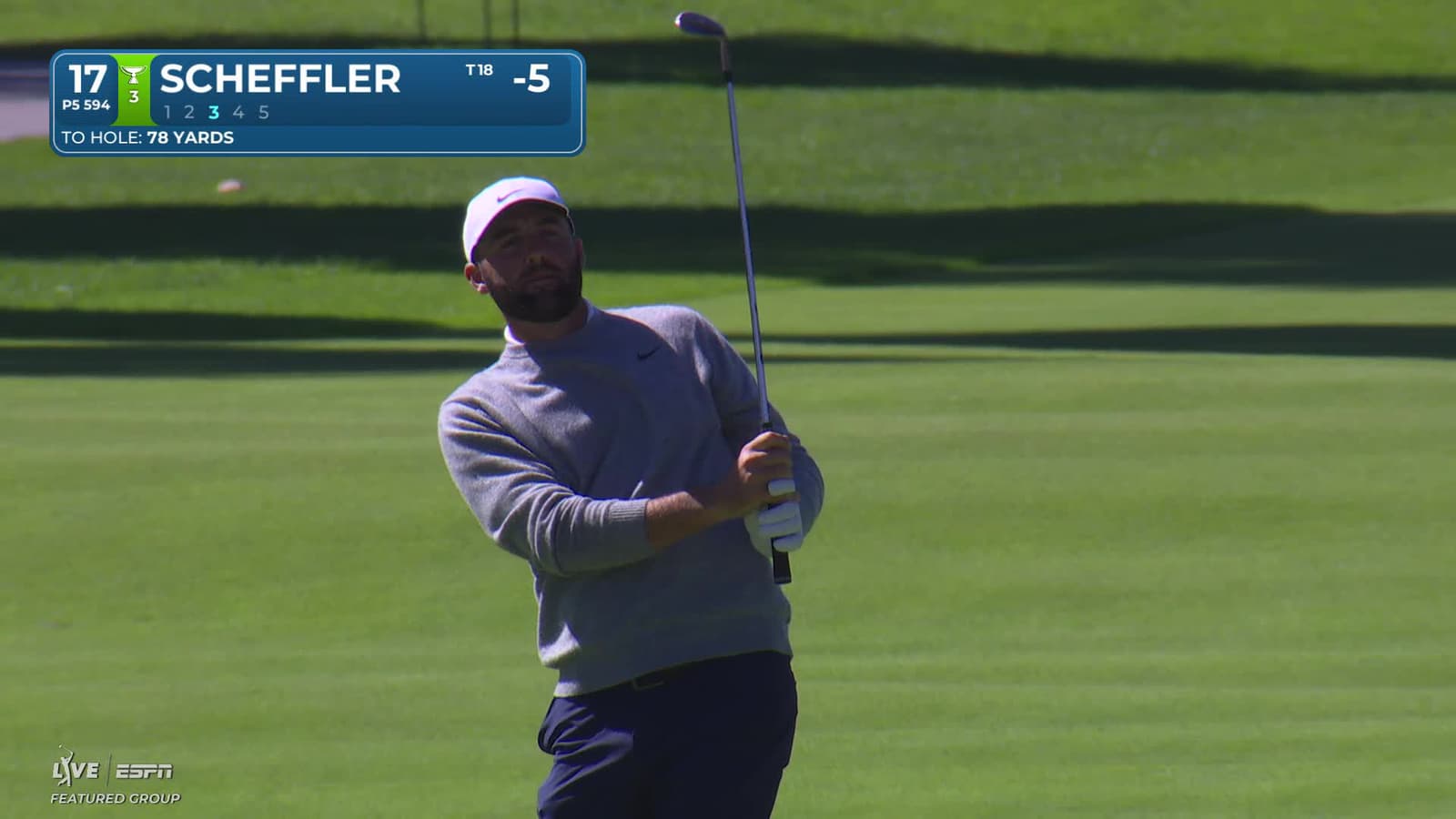 Scottie Scheffler | Round 3 | 17th hole | Shot 3 | 2026 The Genesis