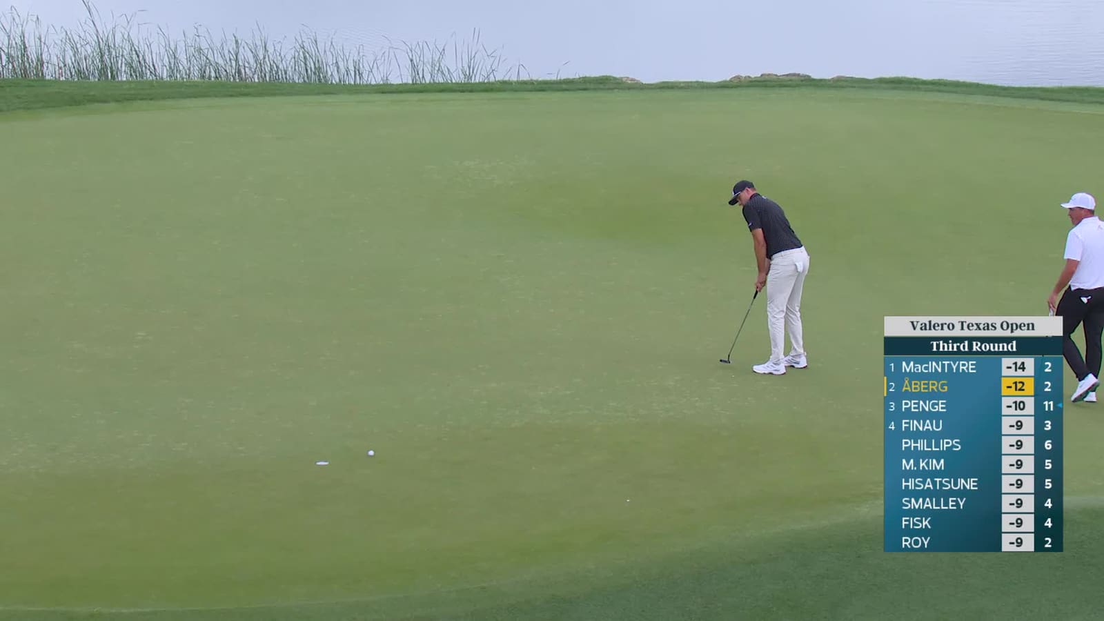 Ludvig Åberg | Round 3 | 3rd hole | Shot 2 | 2026 Valero