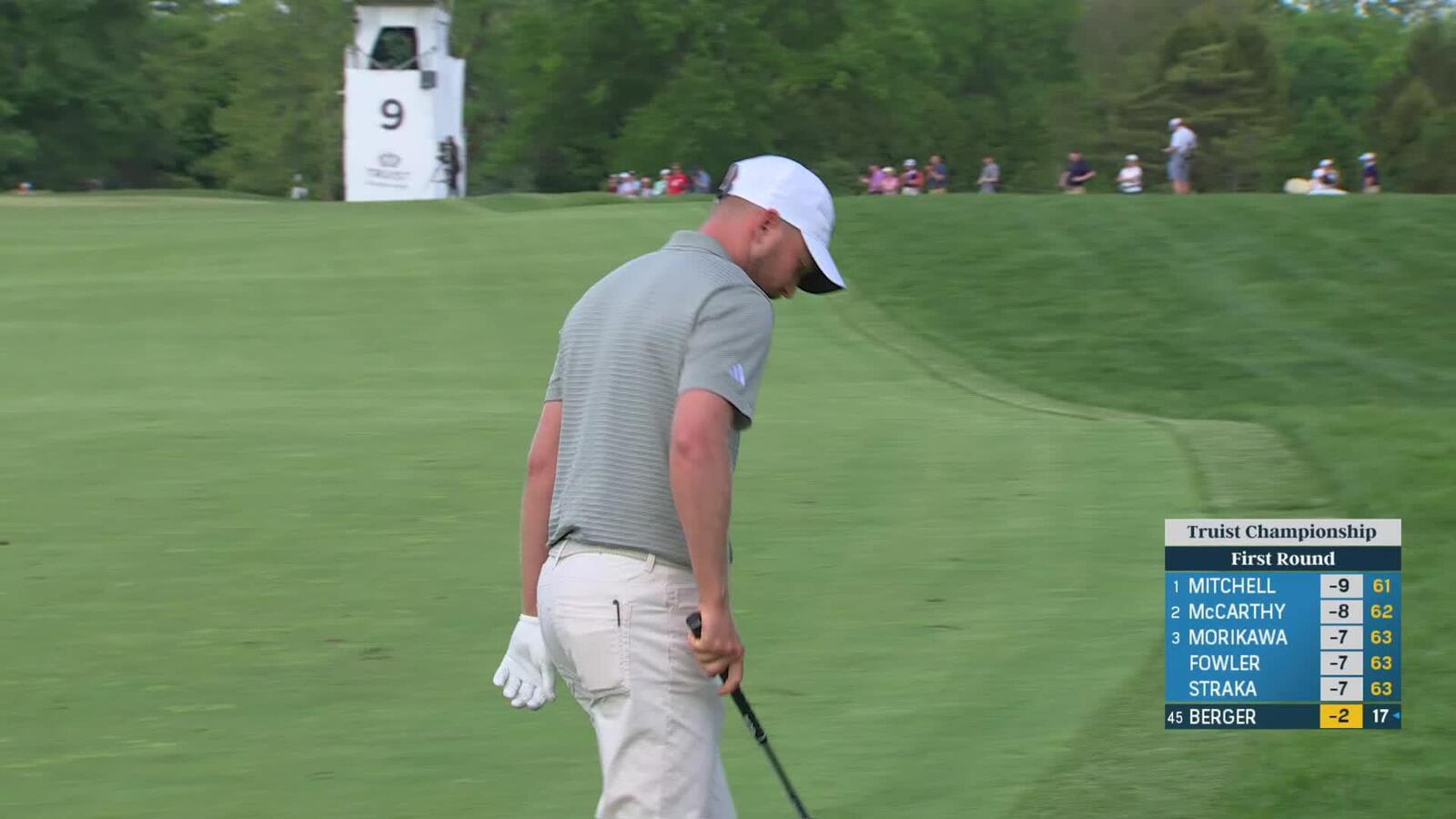 Daniel Berger | Round 1 | 9th hole | Shot 2 | 2025 Truist Championship