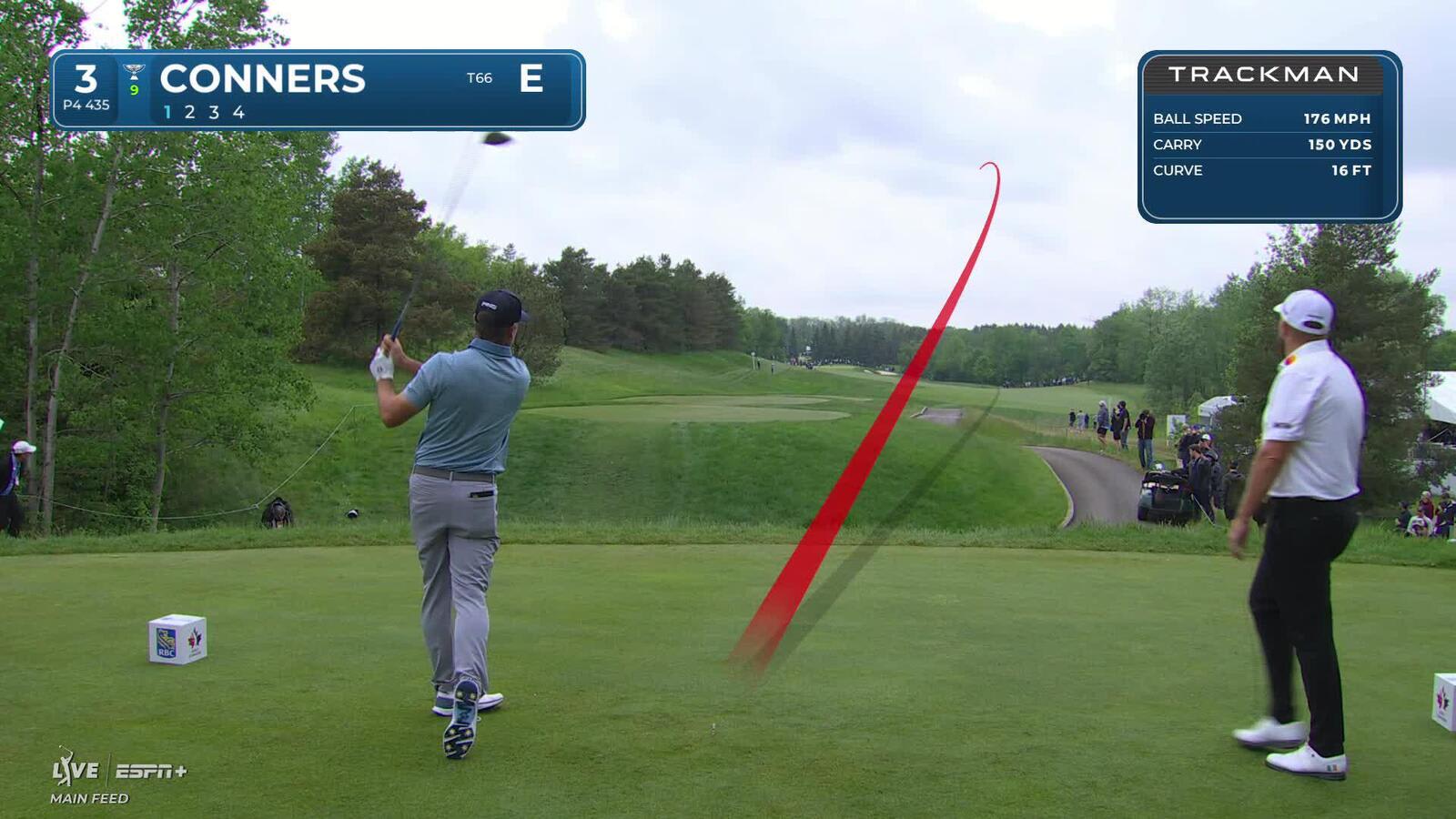 Corey Conners | Round 1 | 3rd hole | Shot 1 | 2025 RBC Canadian