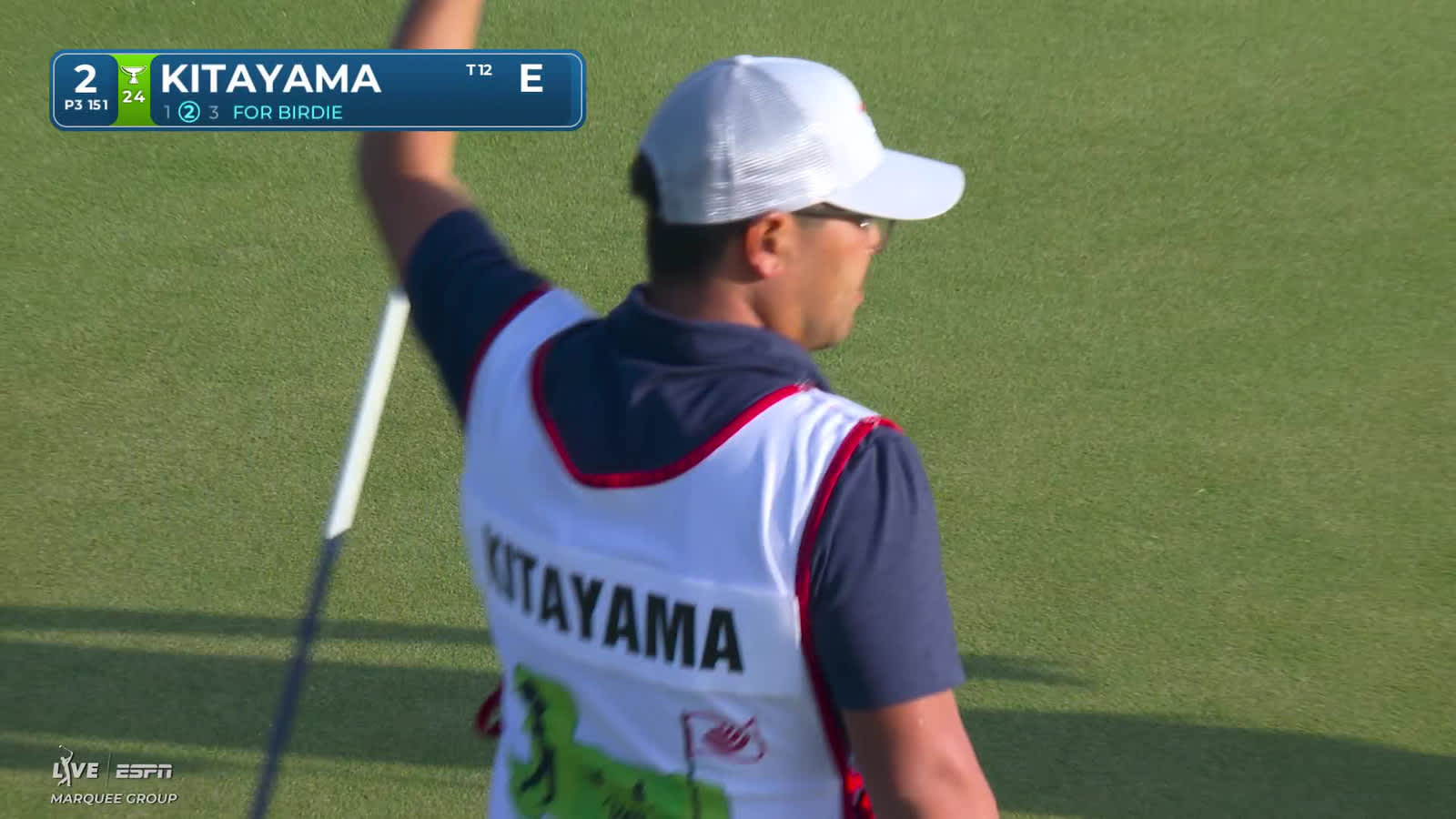 Kurt Kitayama | Round 1 | 2nd hole | Shot 3 | -1 