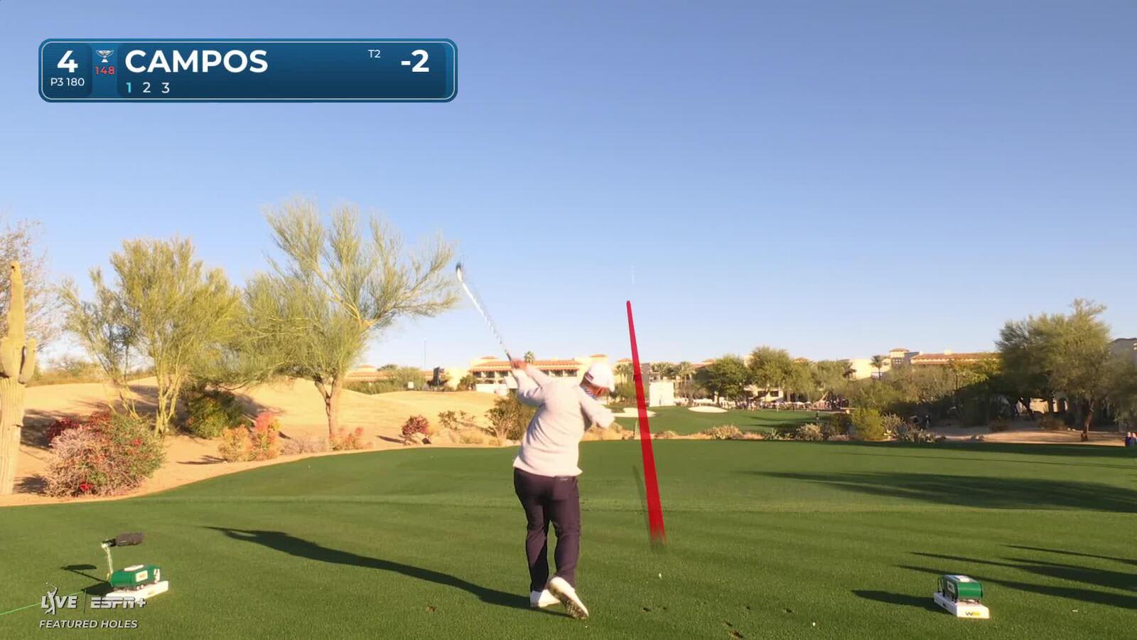Rafael Campos | Round 1 | 4th hole | Shot 1 | 2025 WM Phoenix Open