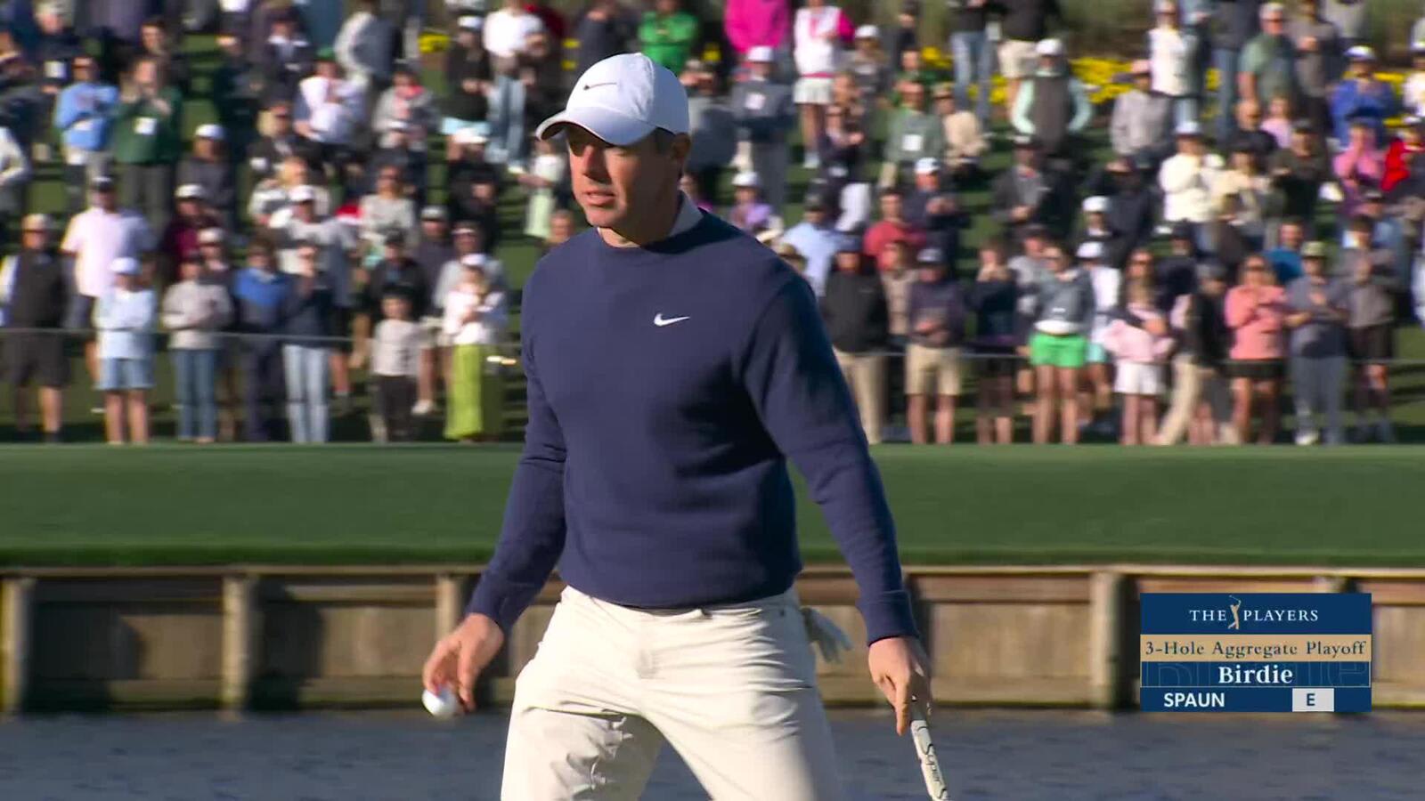 Rory McIlroy | Playoff 1 | 16th hole | Shot 4 | 2025 THE PLAYERS
