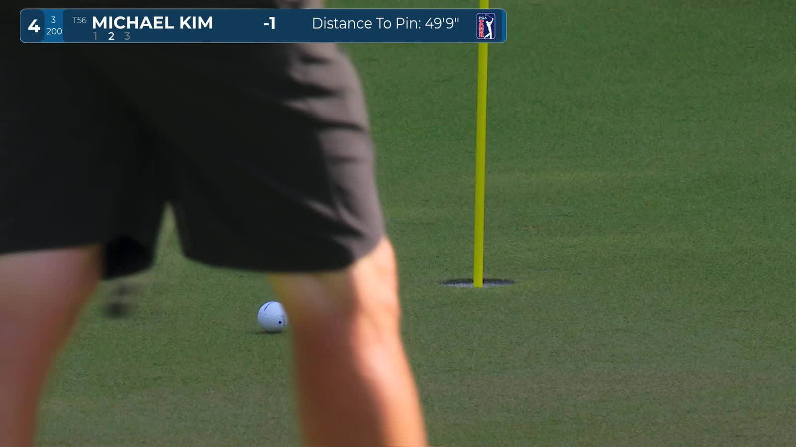 Michael Kim | Round 3 | 4th hole | Shot 3 | 2026 RBC Heritage