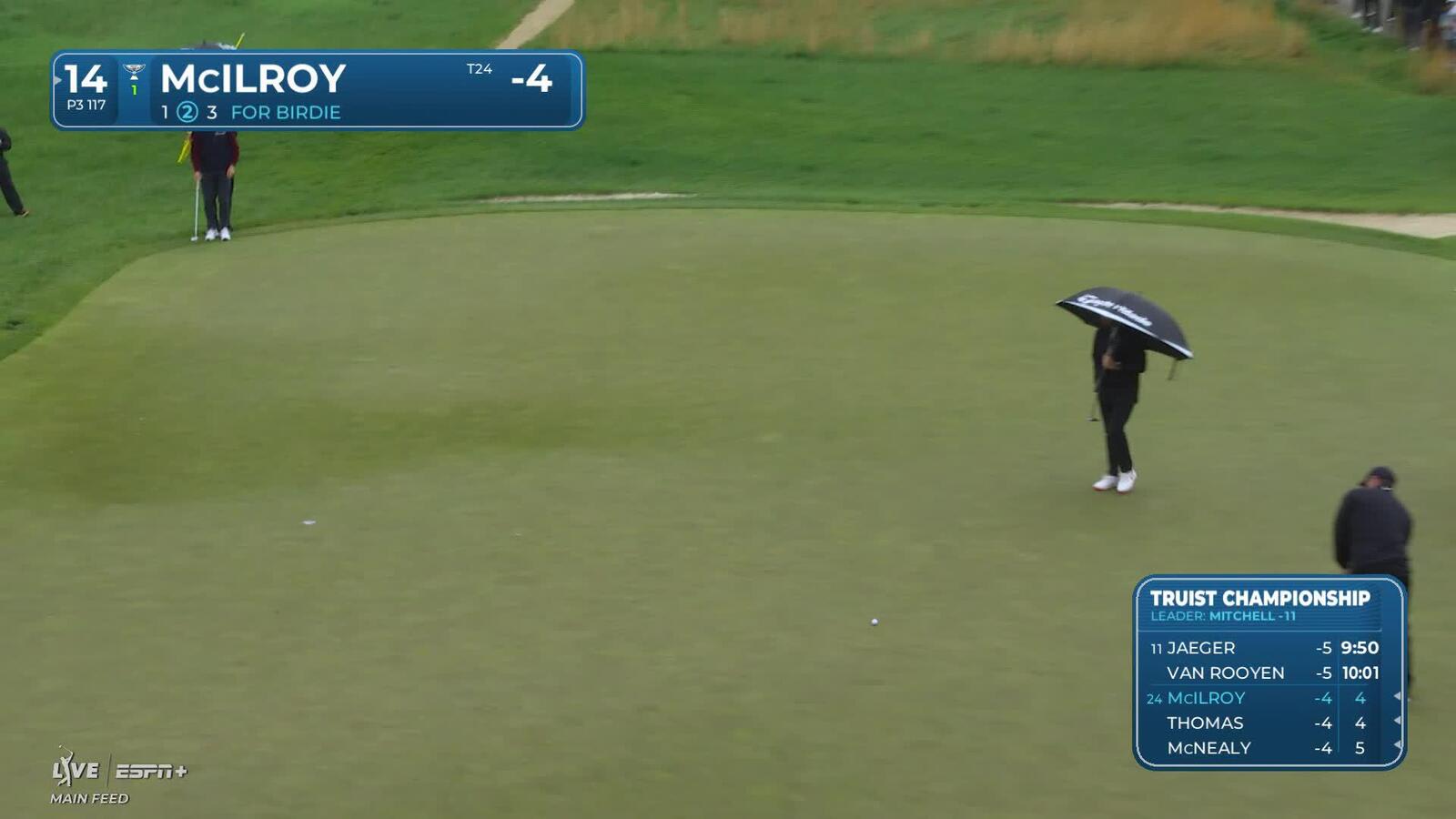 Rory McIlroy | Round 2 | 14th hole | Shot 2 | 2025 Truist Championship