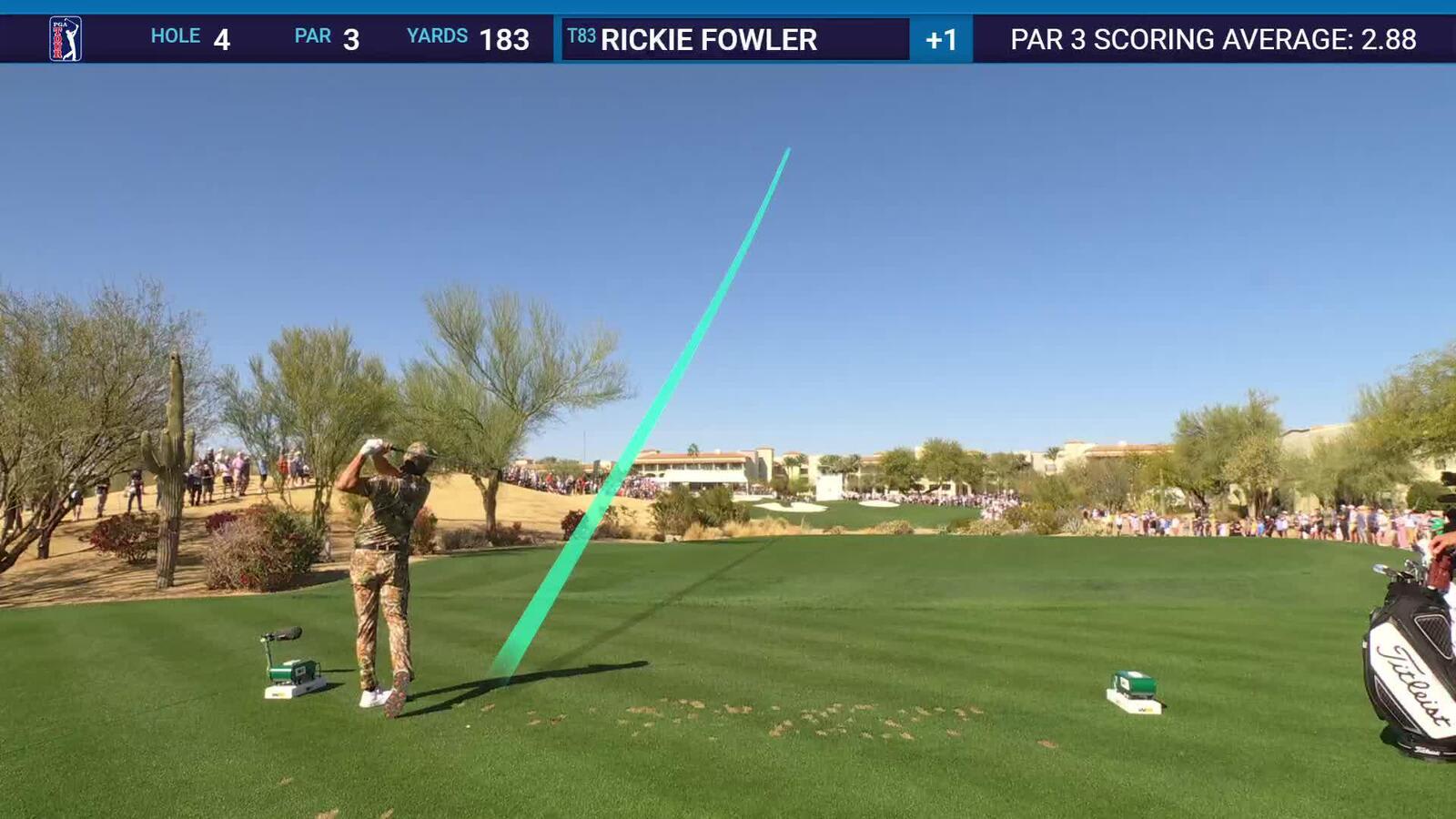 Rickie Fowler | Round 1 | 4th hole | Shot 1 | 2025 WM Phoenix Open